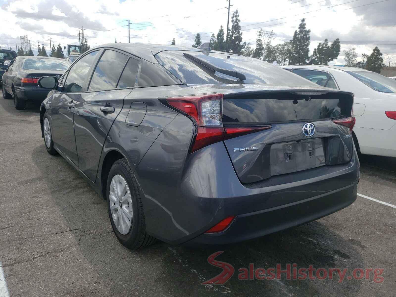 JTDKARFU8K3072649 2019 TOYOTA PRIUS