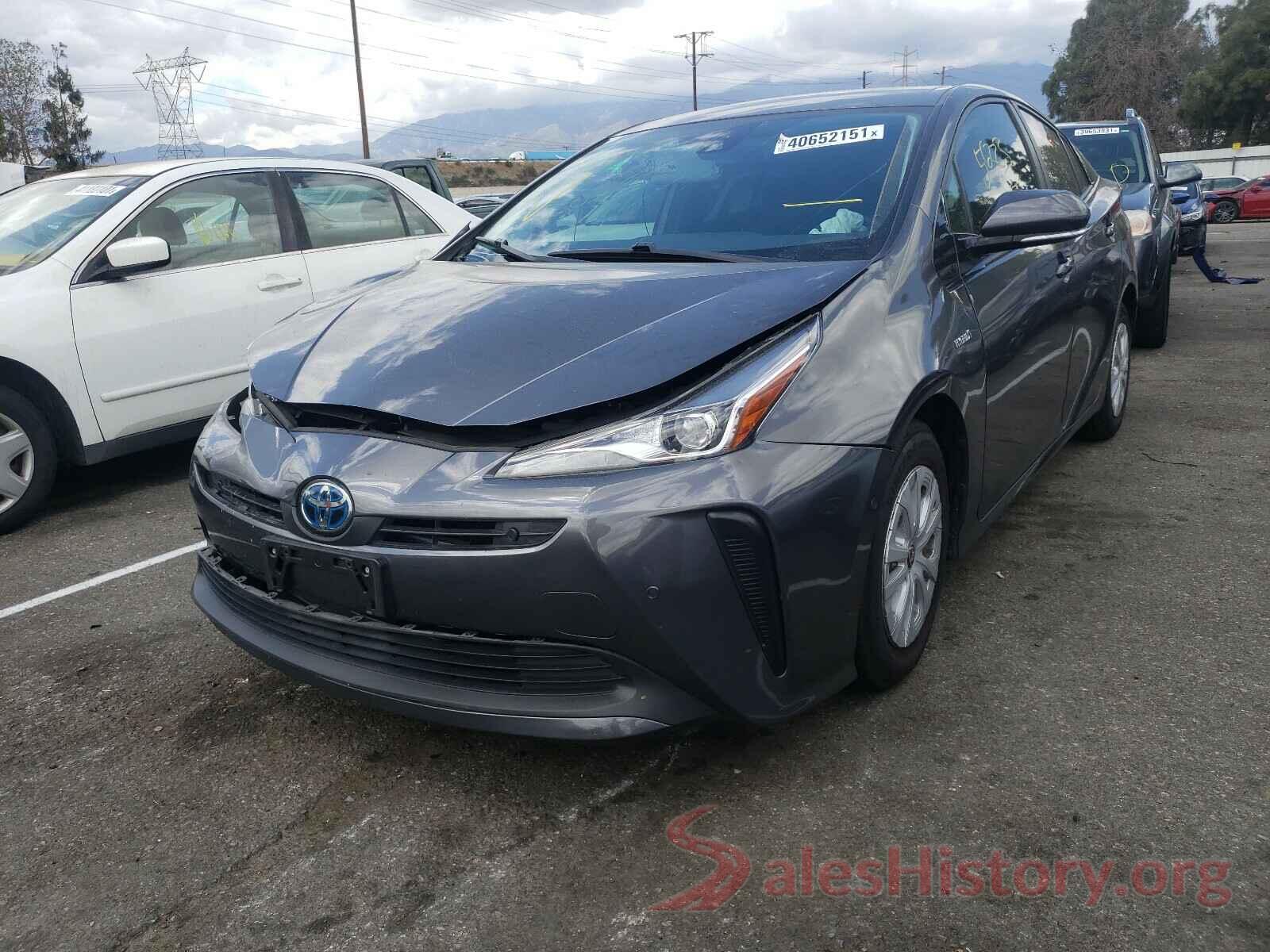 JTDKARFU8K3072649 2019 TOYOTA PRIUS