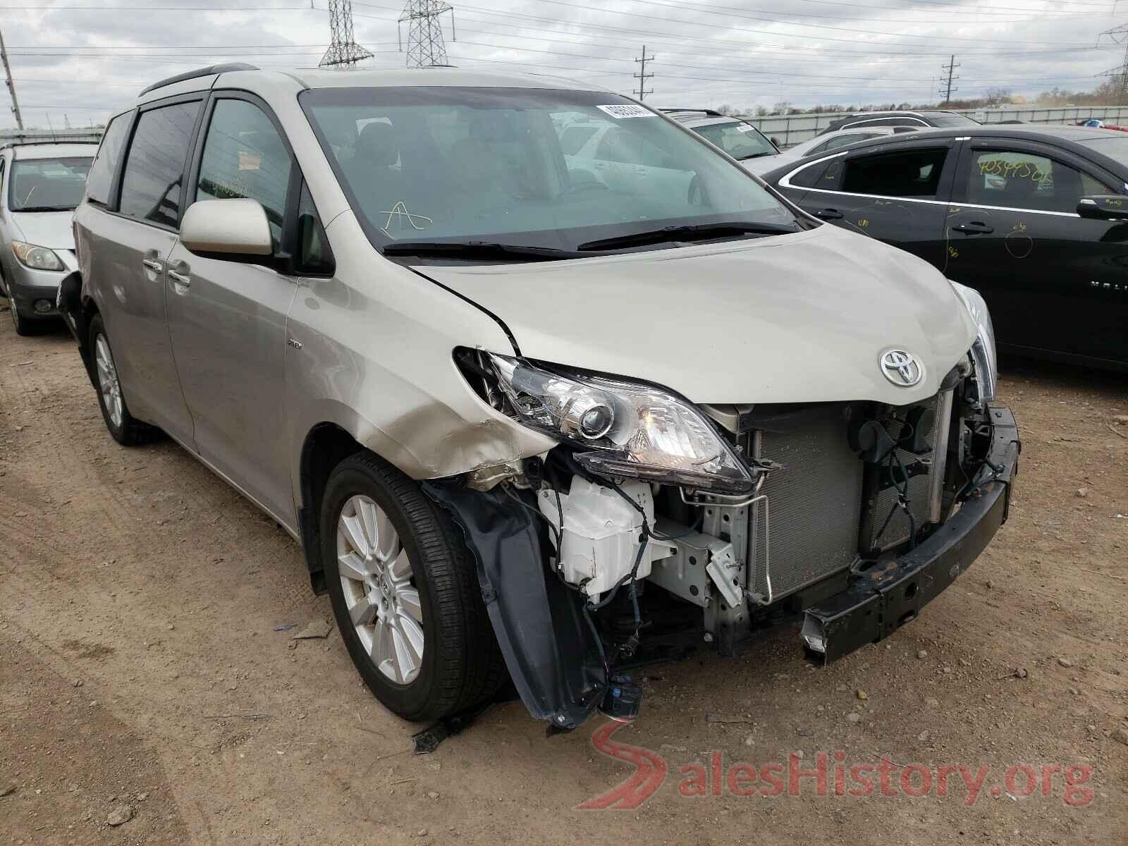 5TDDZ3DC6HS154251 2017 TOYOTA SIENNA