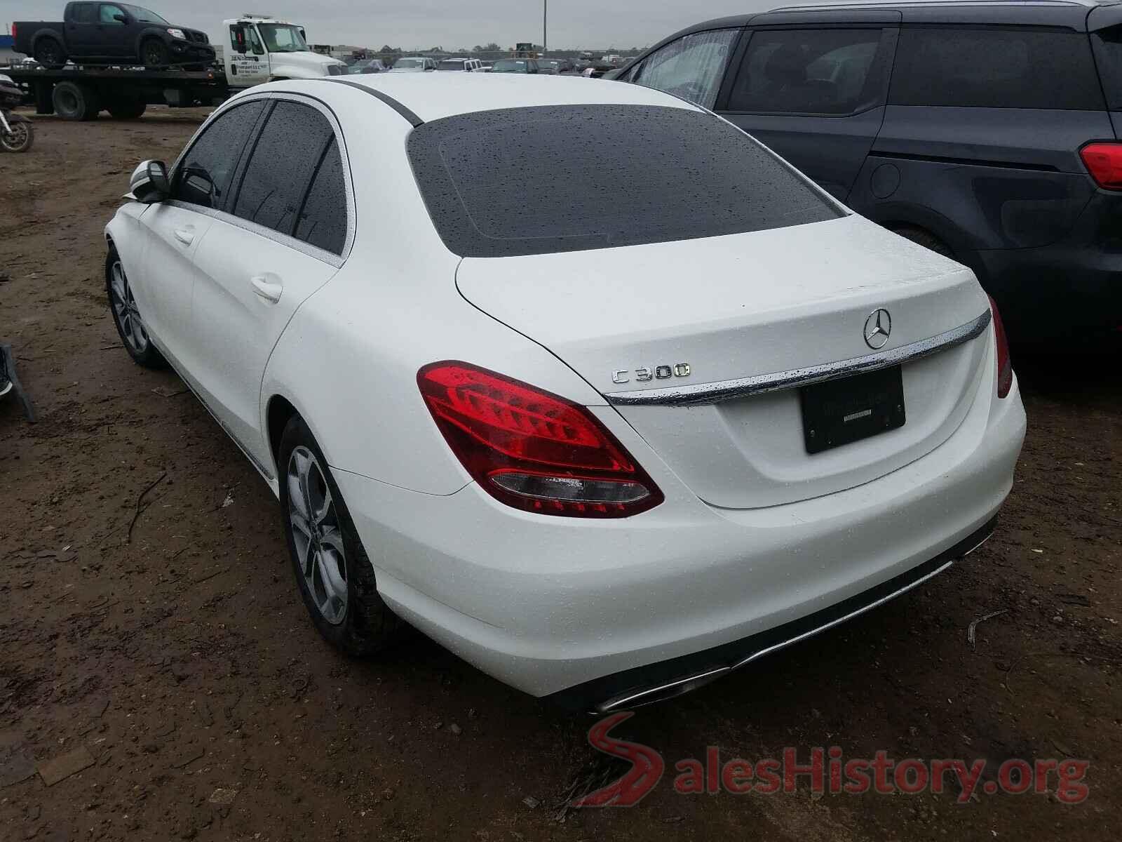 55SWF4JB0HU223554 2017 MERCEDES-BENZ C CLASS