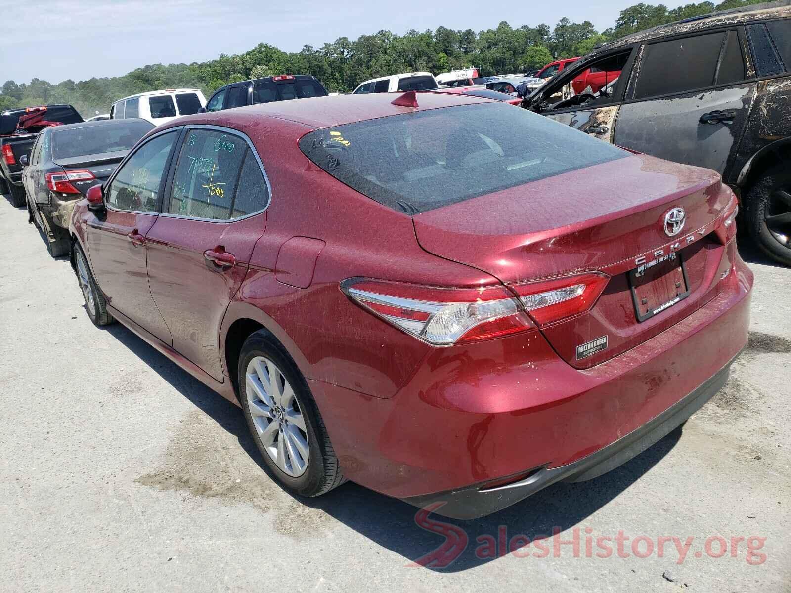 4T1B11HK0KU686307 2019 TOYOTA CAMRY