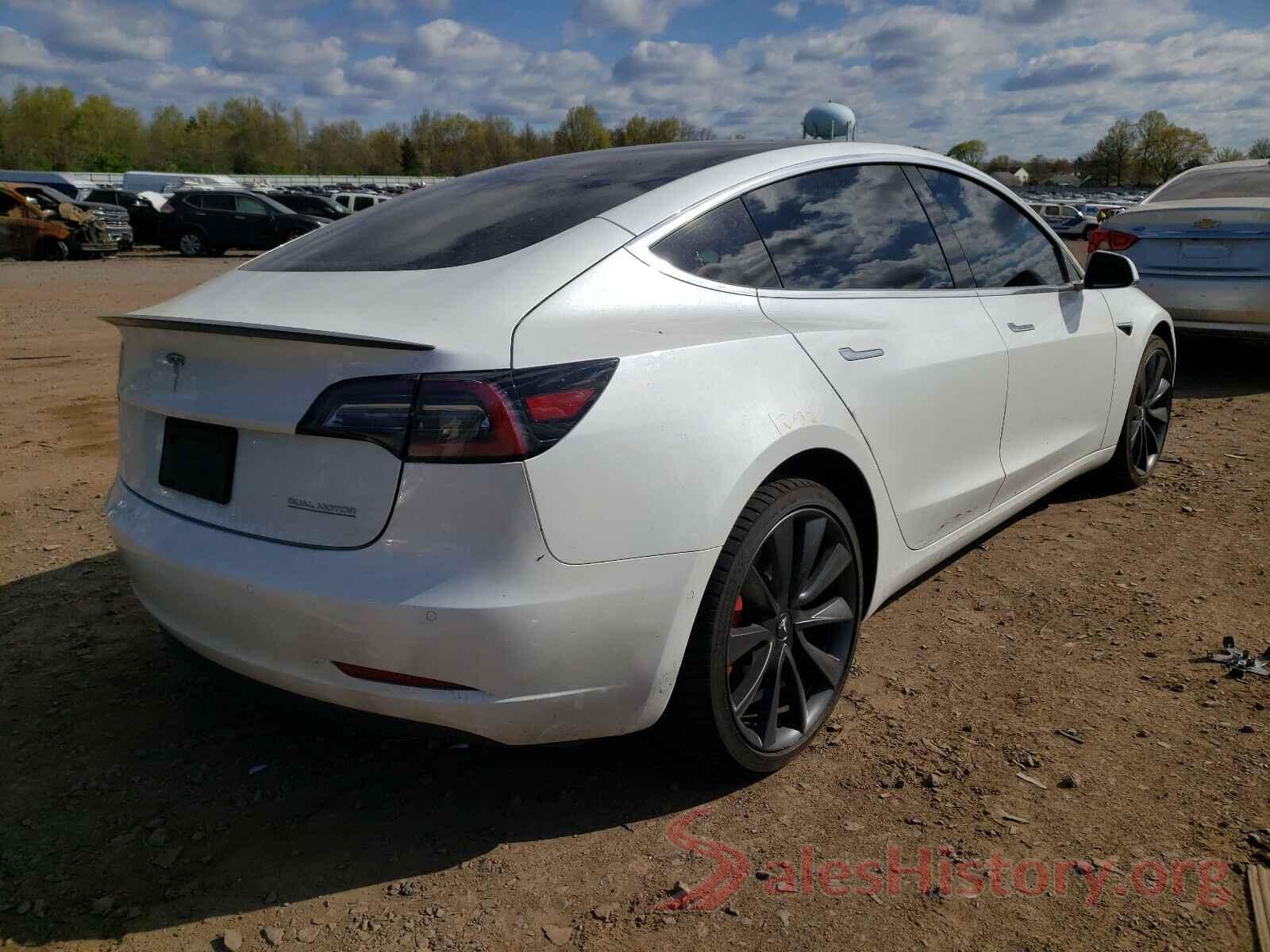 5YJ3E1EC6LF736244 2020 TESLA MODEL 3