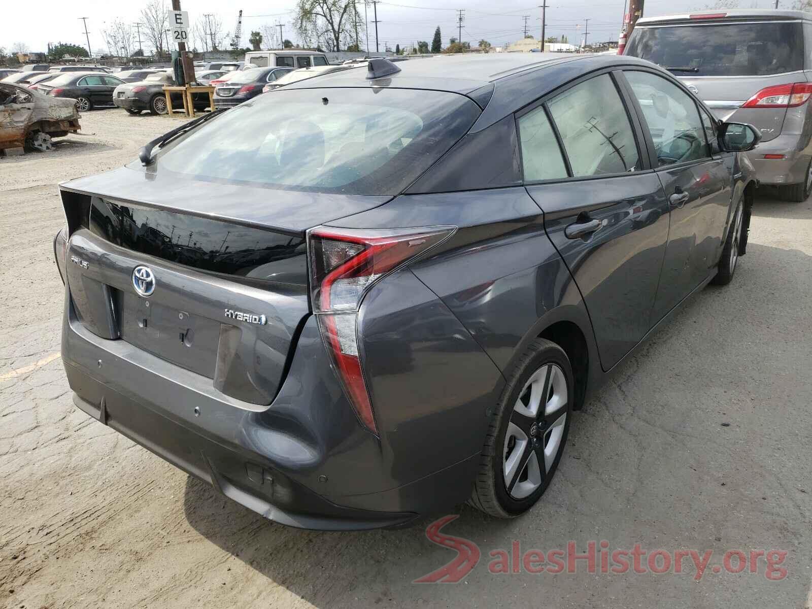 JTDKARFU7G3002096 2016 TOYOTA PRIUS