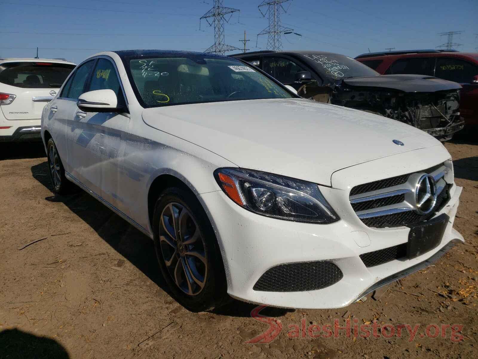 55SWF4KB3HU223899 2017 MERCEDES-BENZ C CLASS