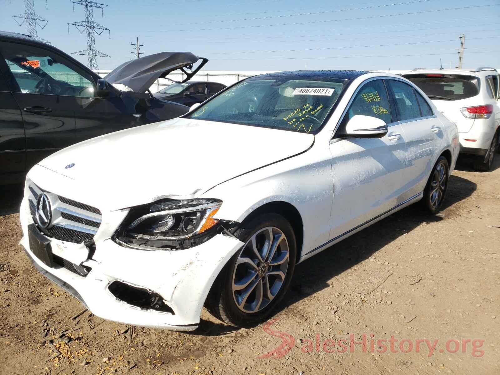 55SWF4KB3HU223899 2017 MERCEDES-BENZ C CLASS