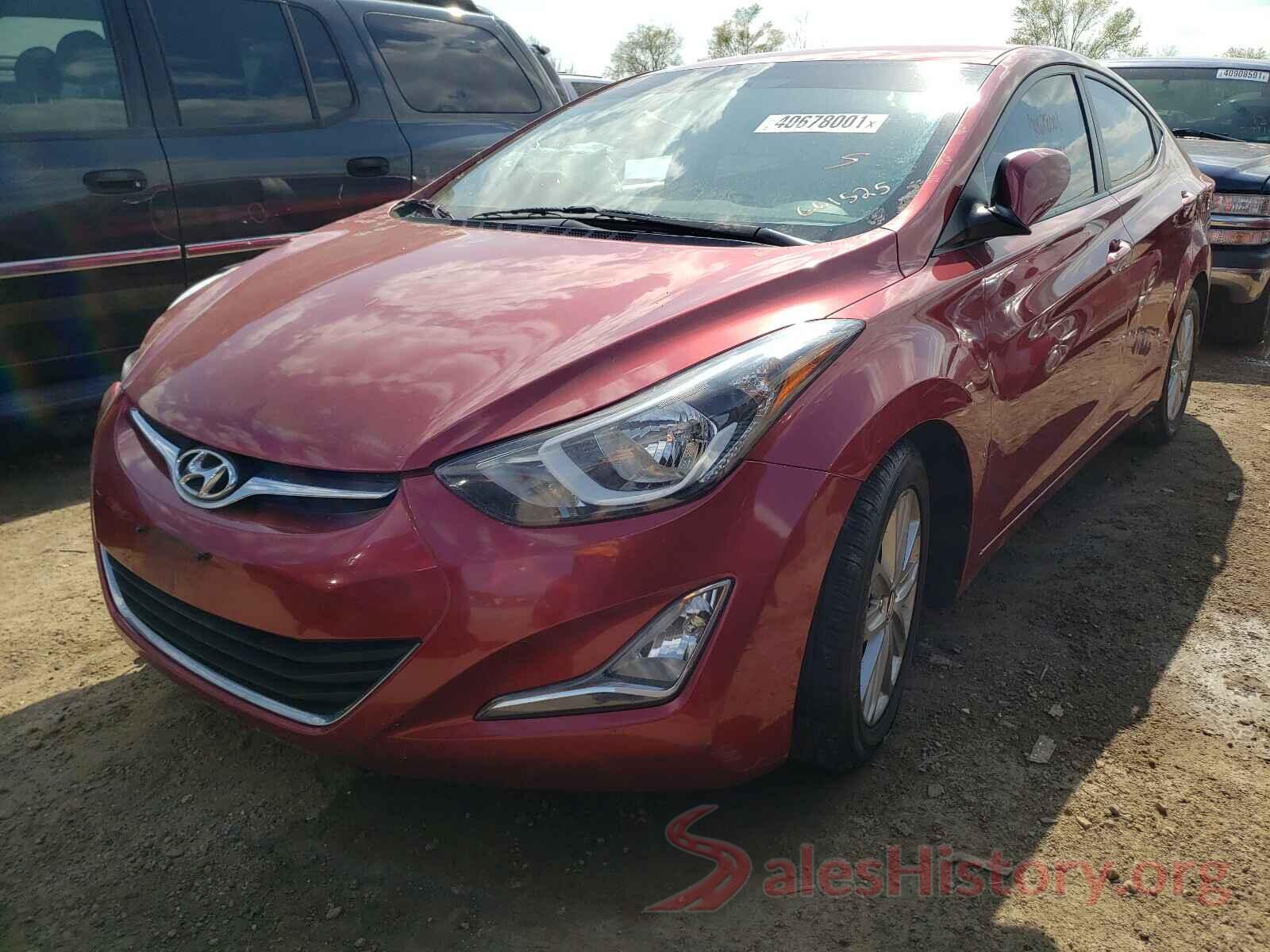 5NPDH4AE6GH661525 2016 HYUNDAI ELANTRA