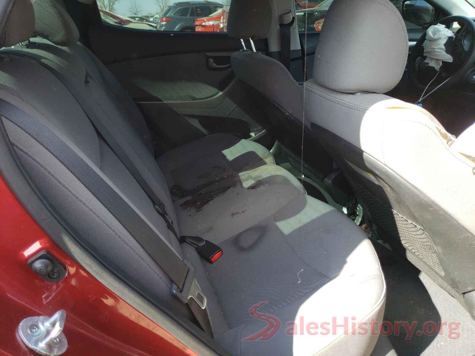 5NPDH4AE6GH661525 2016 HYUNDAI ELANTRA