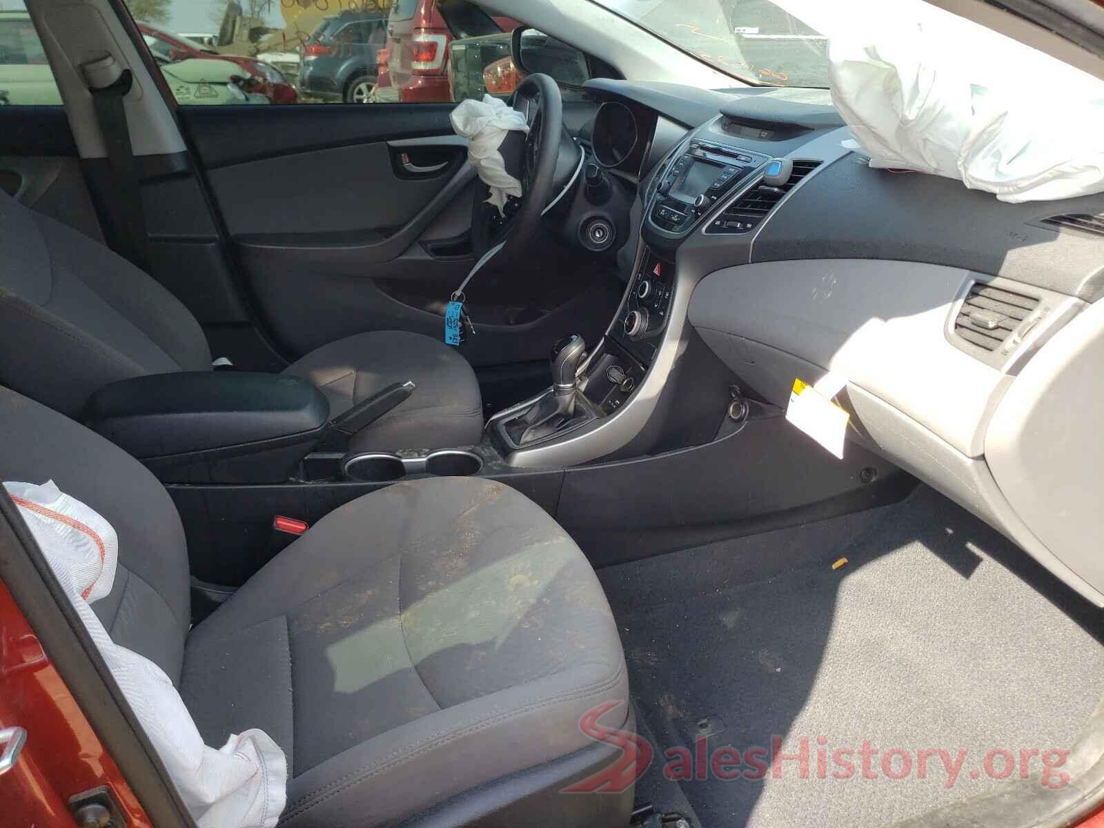 5NPDH4AE6GH661525 2016 HYUNDAI ELANTRA