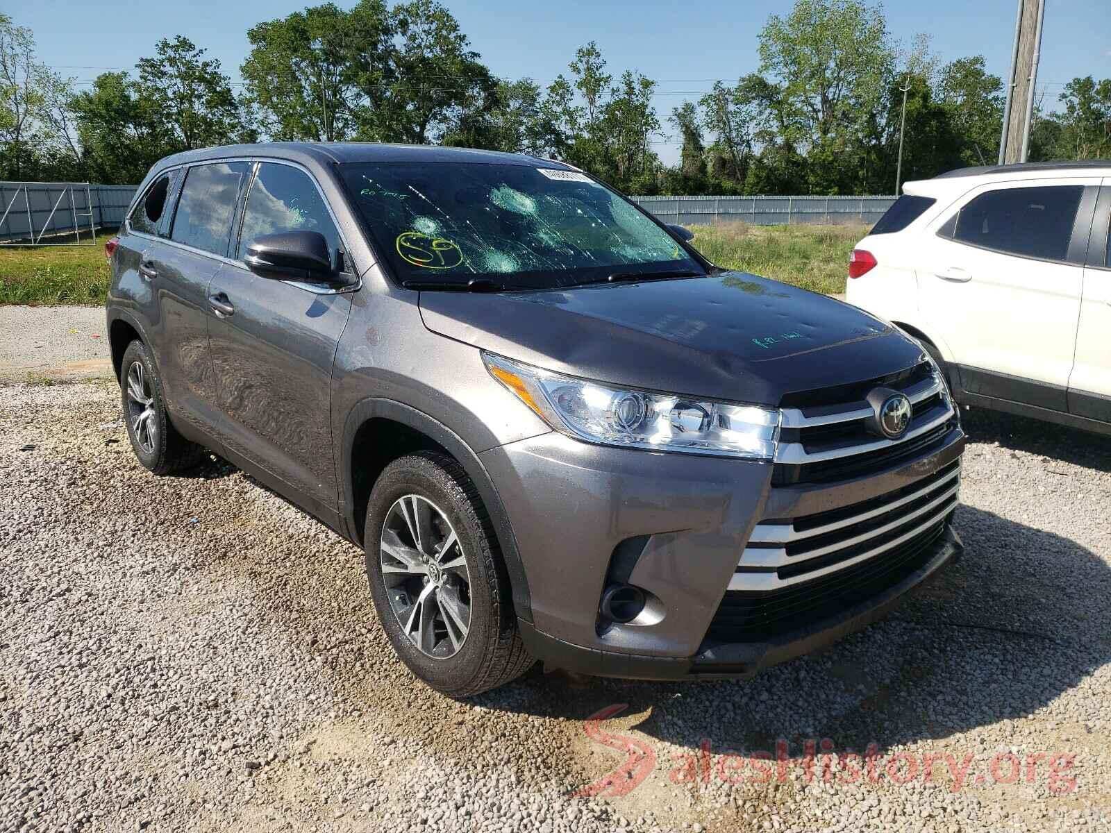 5TDZARFH1KS044451 2019 TOYOTA HIGHLANDER