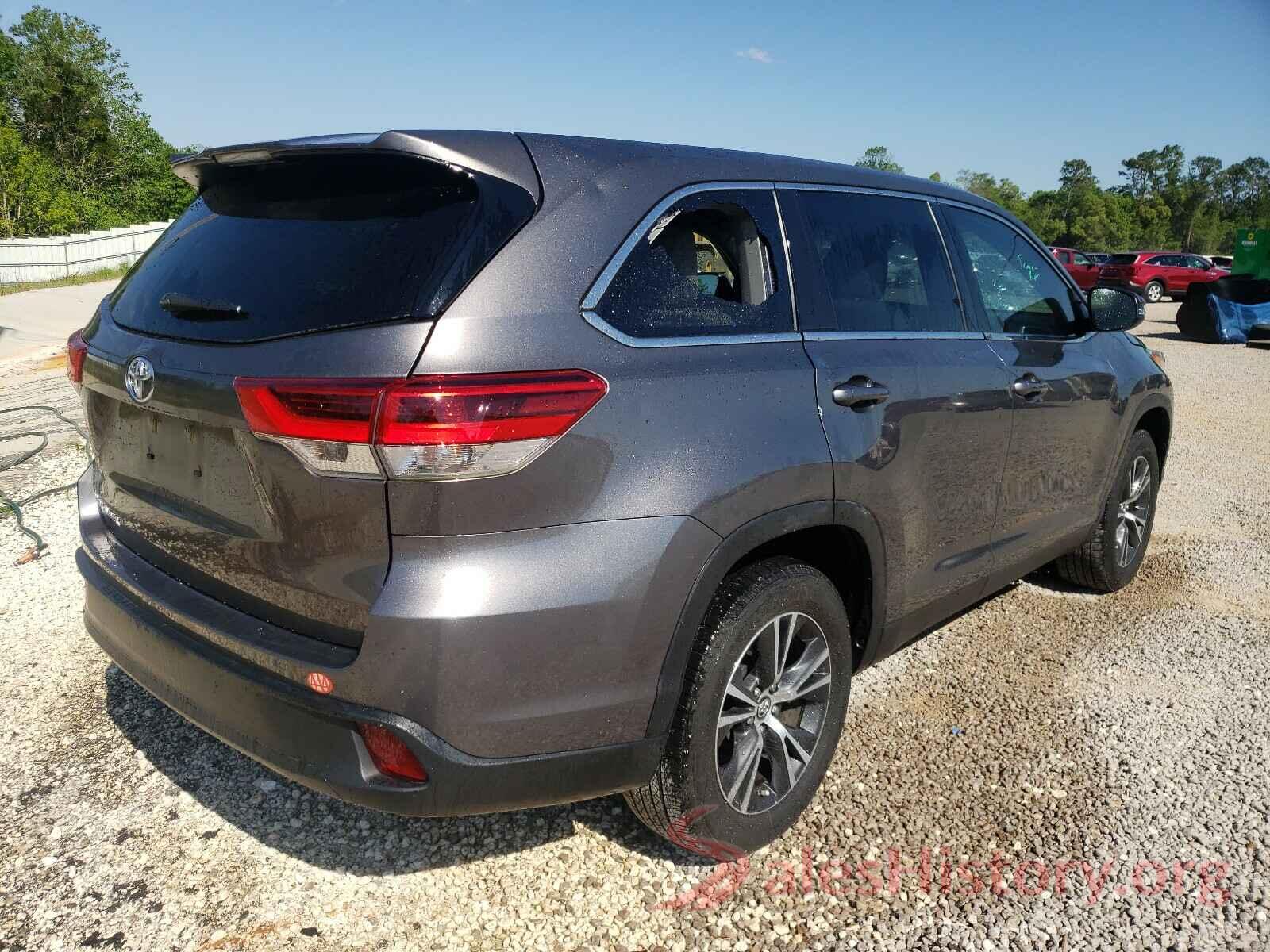 5TDZARFH1KS044451 2019 TOYOTA HIGHLANDER