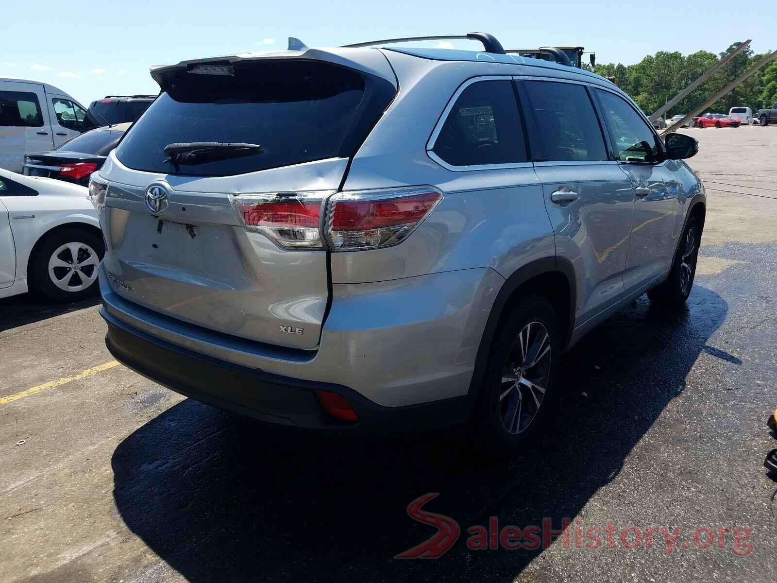 5TDKKRFH9GS122626 2016 TOYOTA HIGHLANDER