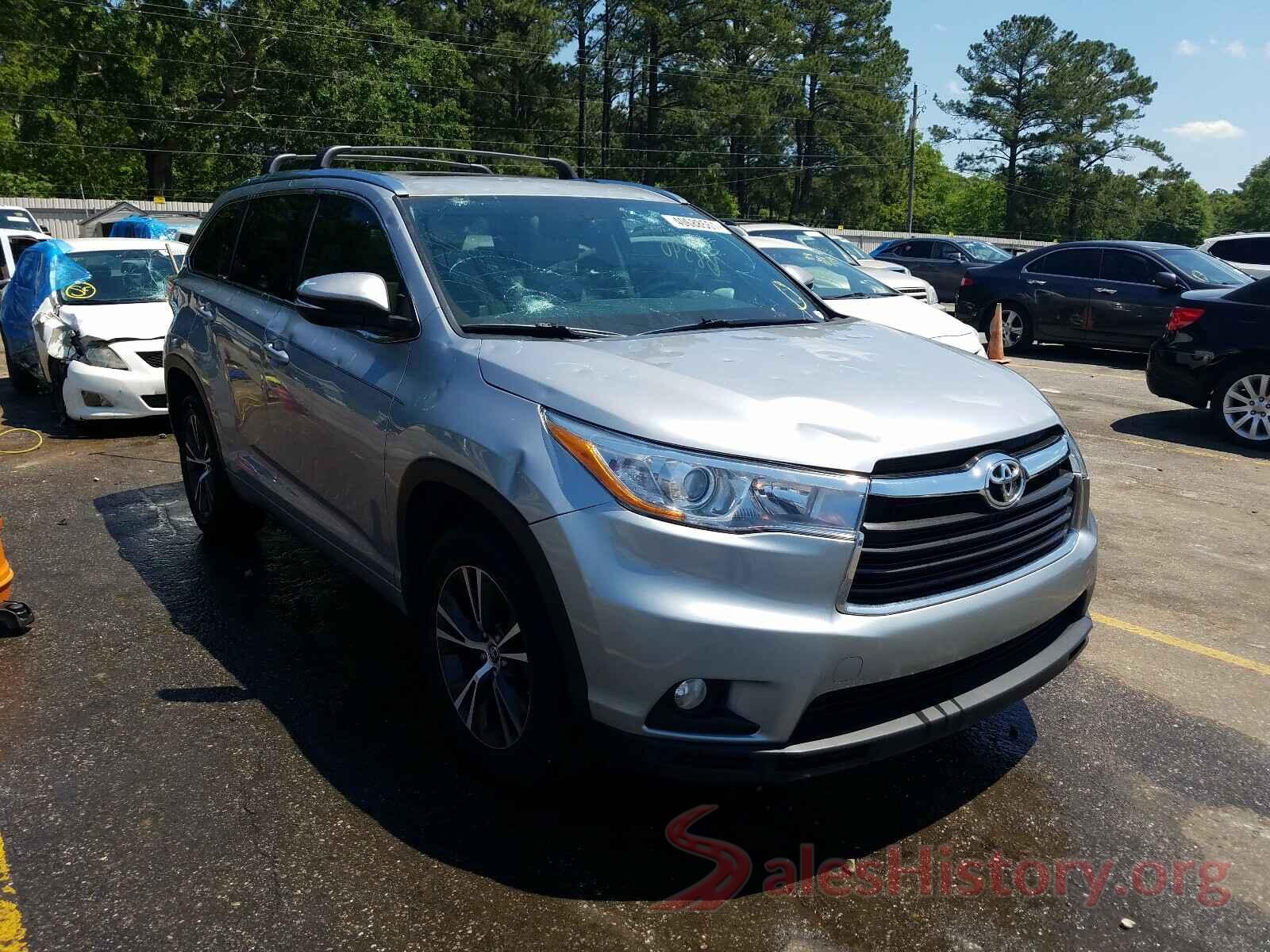 5TDKKRFH9GS122626 2016 TOYOTA HIGHLANDER