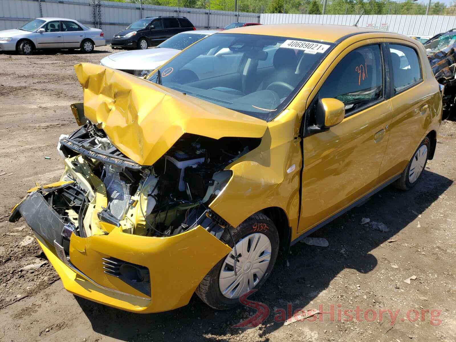 ML32AUHJ7MH002834 2021 MITSUBISHI MIRAGE