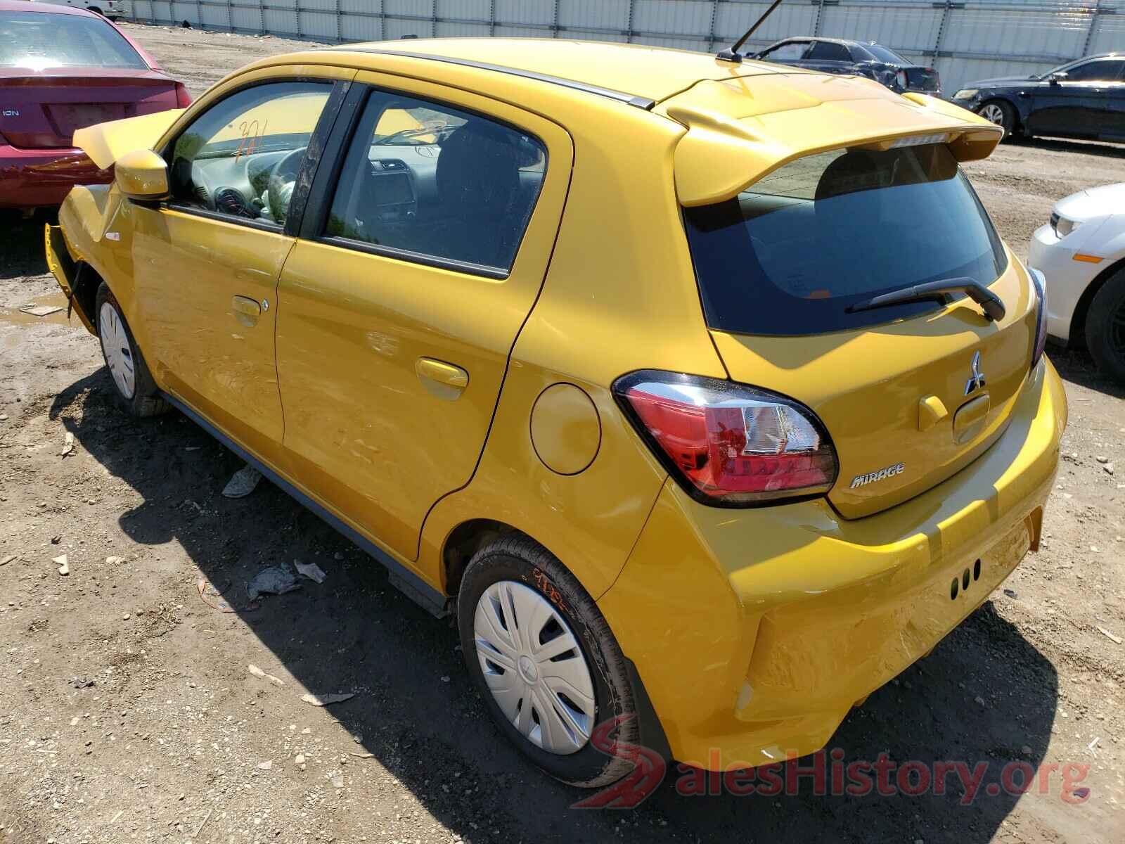 ML32AUHJ7MH002834 2021 MITSUBISHI MIRAGE