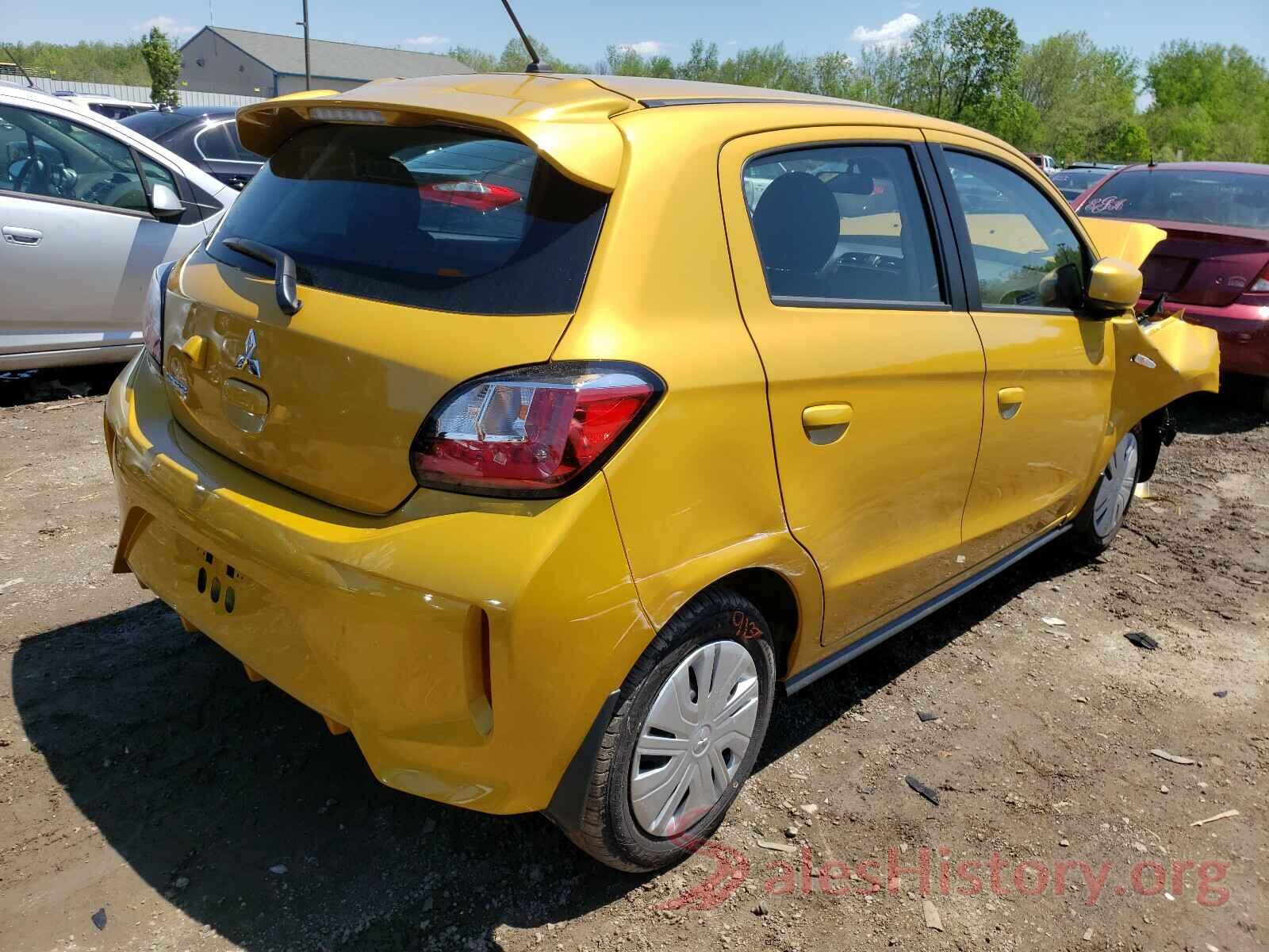 ML32AUHJ7MH002834 2021 MITSUBISHI MIRAGE