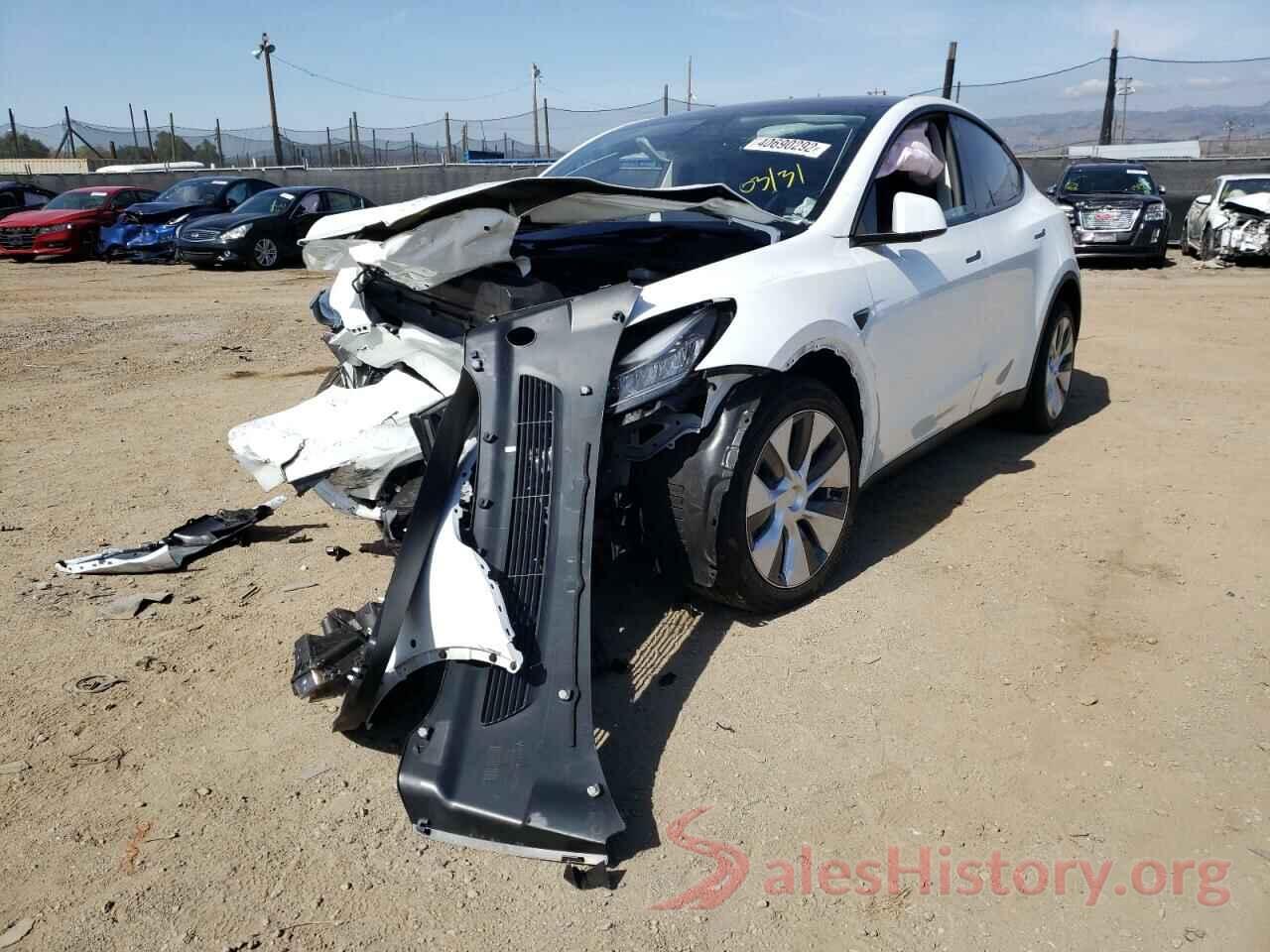 7SAYGDEE3NF317650 2022 TESLA MODEL Y