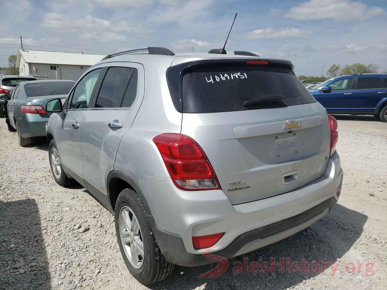 3GNCJLSB1LL284361 2020 CHEVROLET TRAX