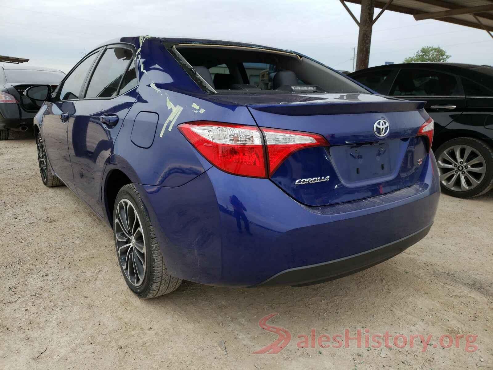 5YFBURHEXGP370549 2016 TOYOTA COROLLA