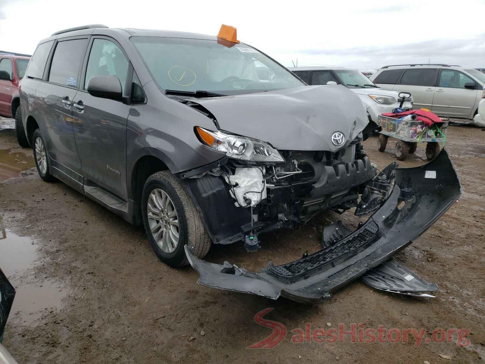 5TDYZ3DC3HS857615 2017 TOYOTA SIENNA