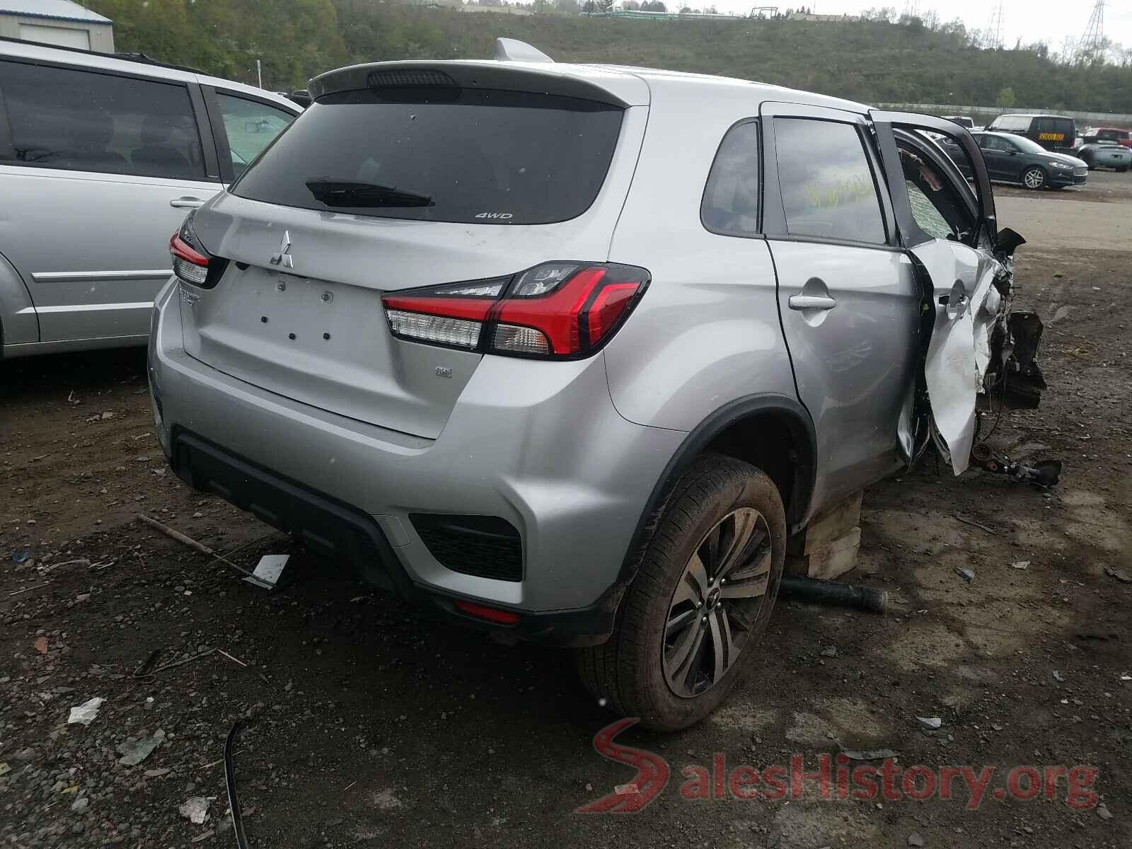 JA4ARUAUXMU011681 2021 MITSUBISHI OUTLANDER