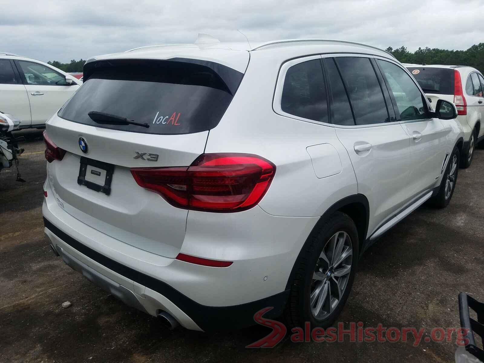 5UXTR9C54JLC76777 2018 BMW X3