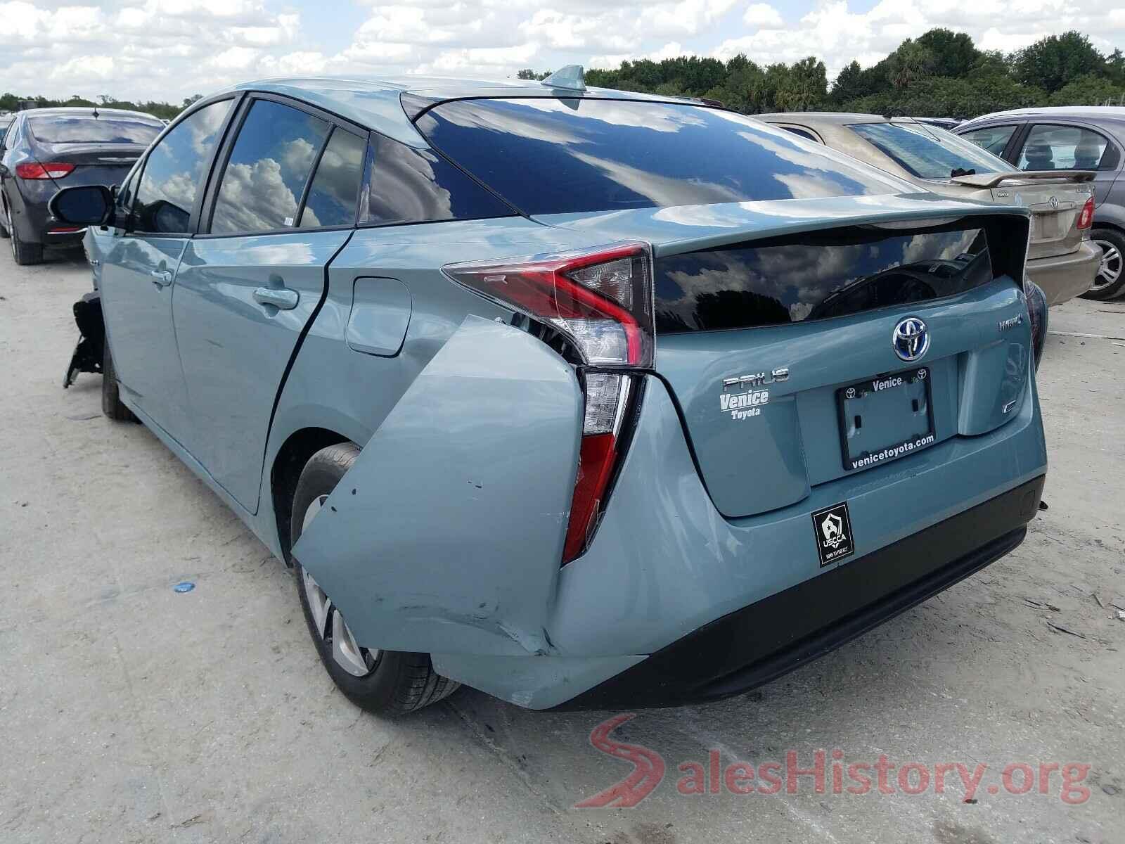 JTDKARFU5J3549584 2018 TOYOTA PRIUS