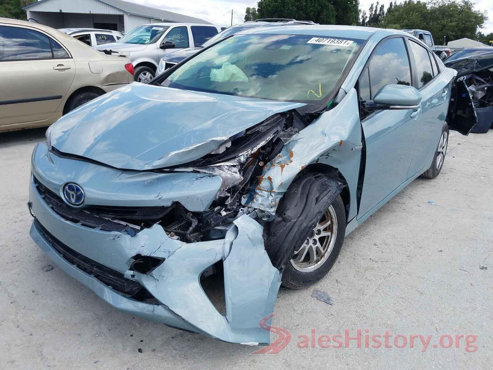 JTDKARFU5J3549584 2018 TOYOTA PRIUS