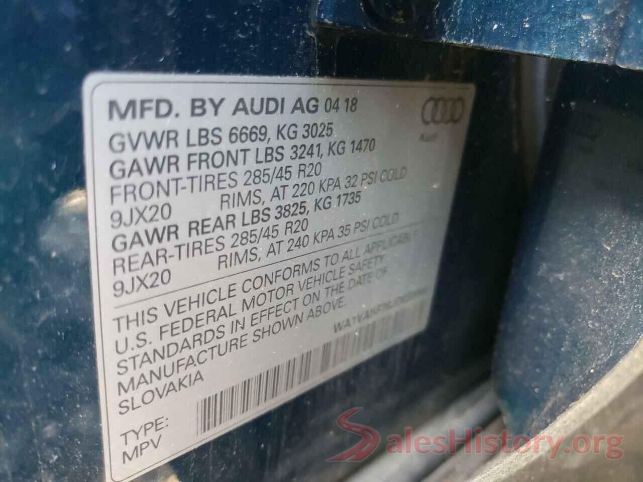 WA1VABF78JD039068 2018 AUDI Q7