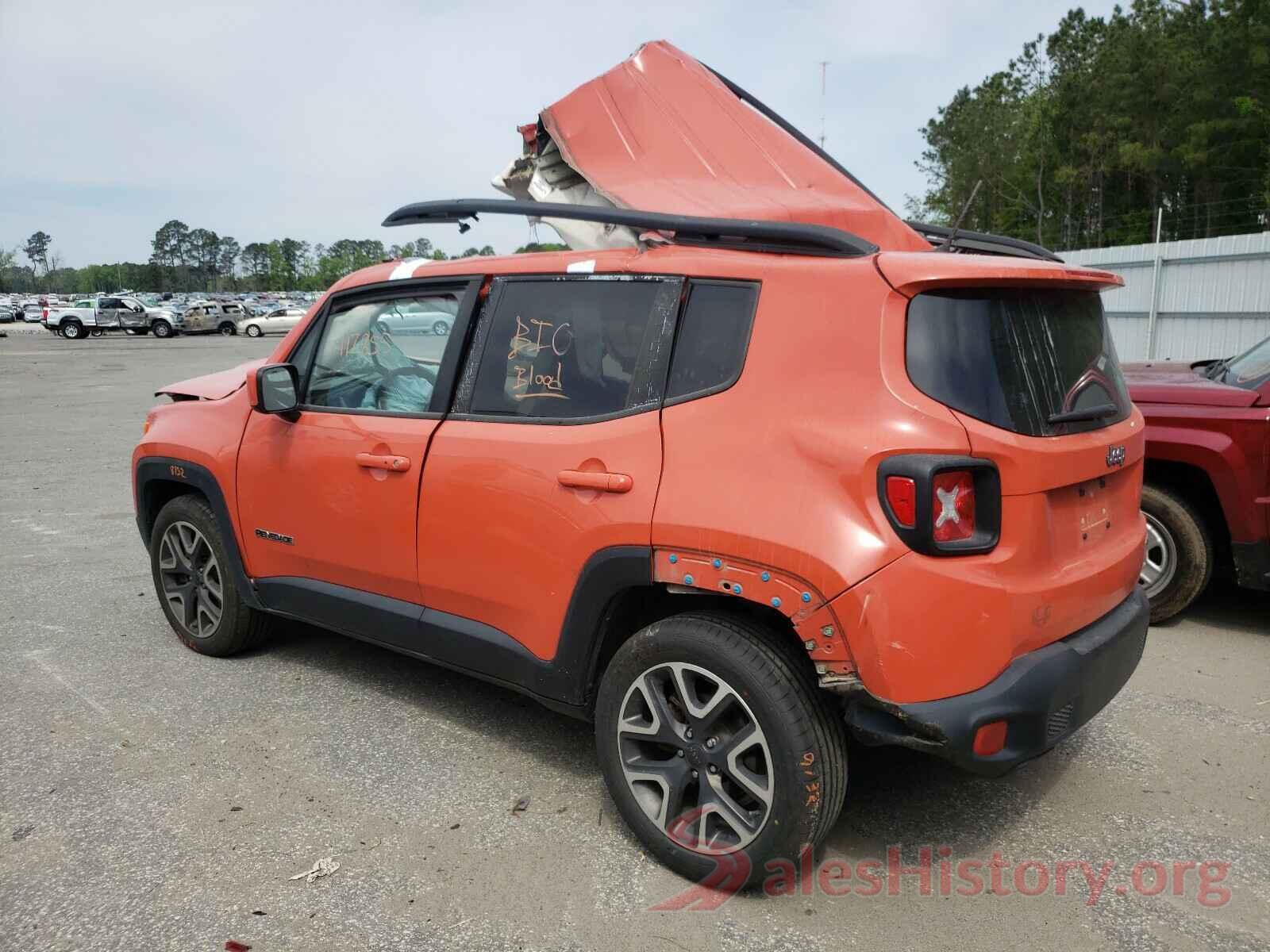 ZACCJABT4GPE17245 2016 JEEP RENEGADE