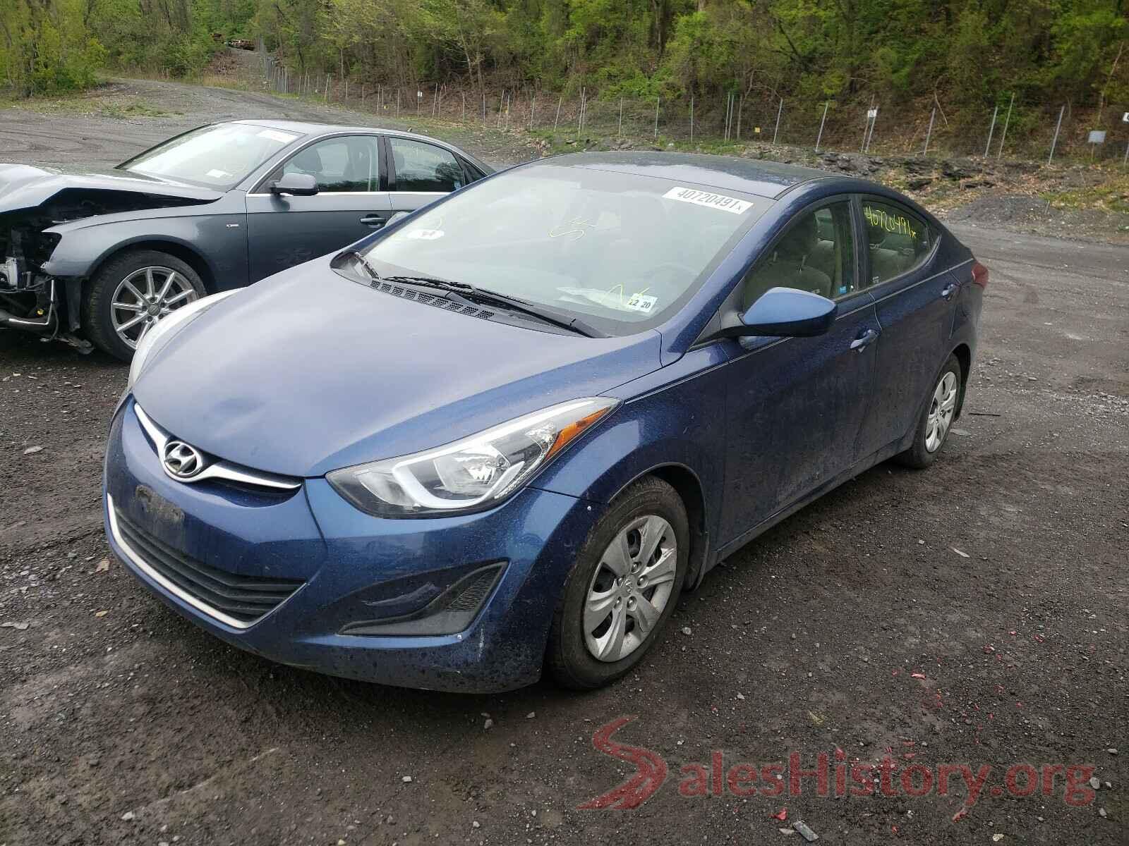 5NPDH4AE9GH794487 2016 HYUNDAI ELANTRA