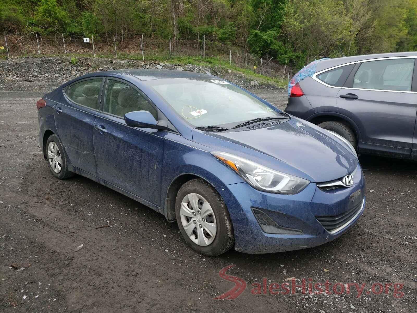 5NPDH4AE9GH794487 2016 HYUNDAI ELANTRA