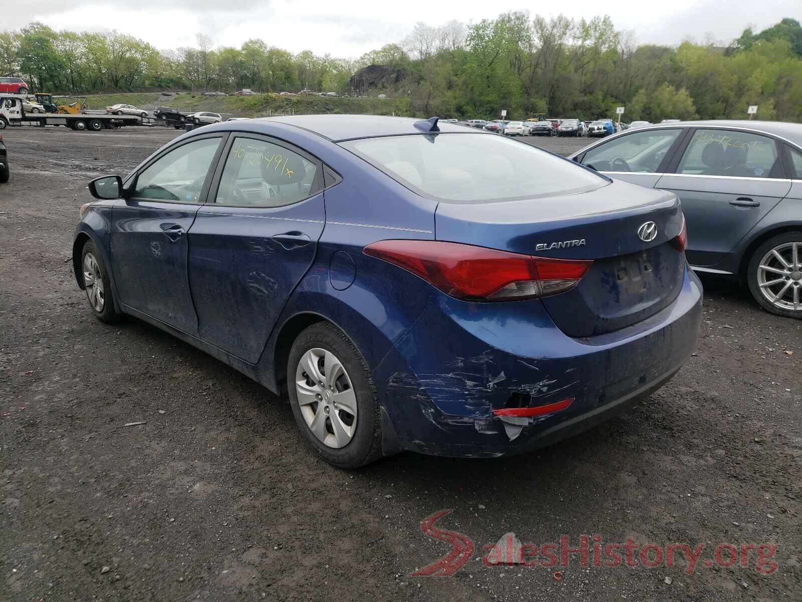 5NPDH4AE9GH794487 2016 HYUNDAI ELANTRA