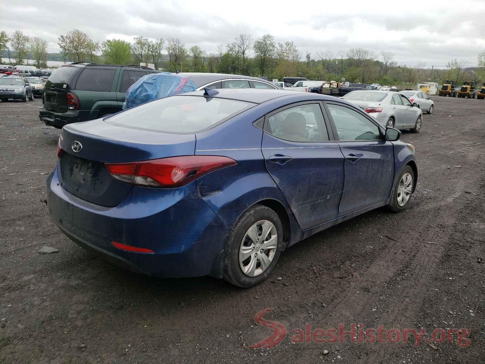 5NPDH4AE9GH794487 2016 HYUNDAI ELANTRA