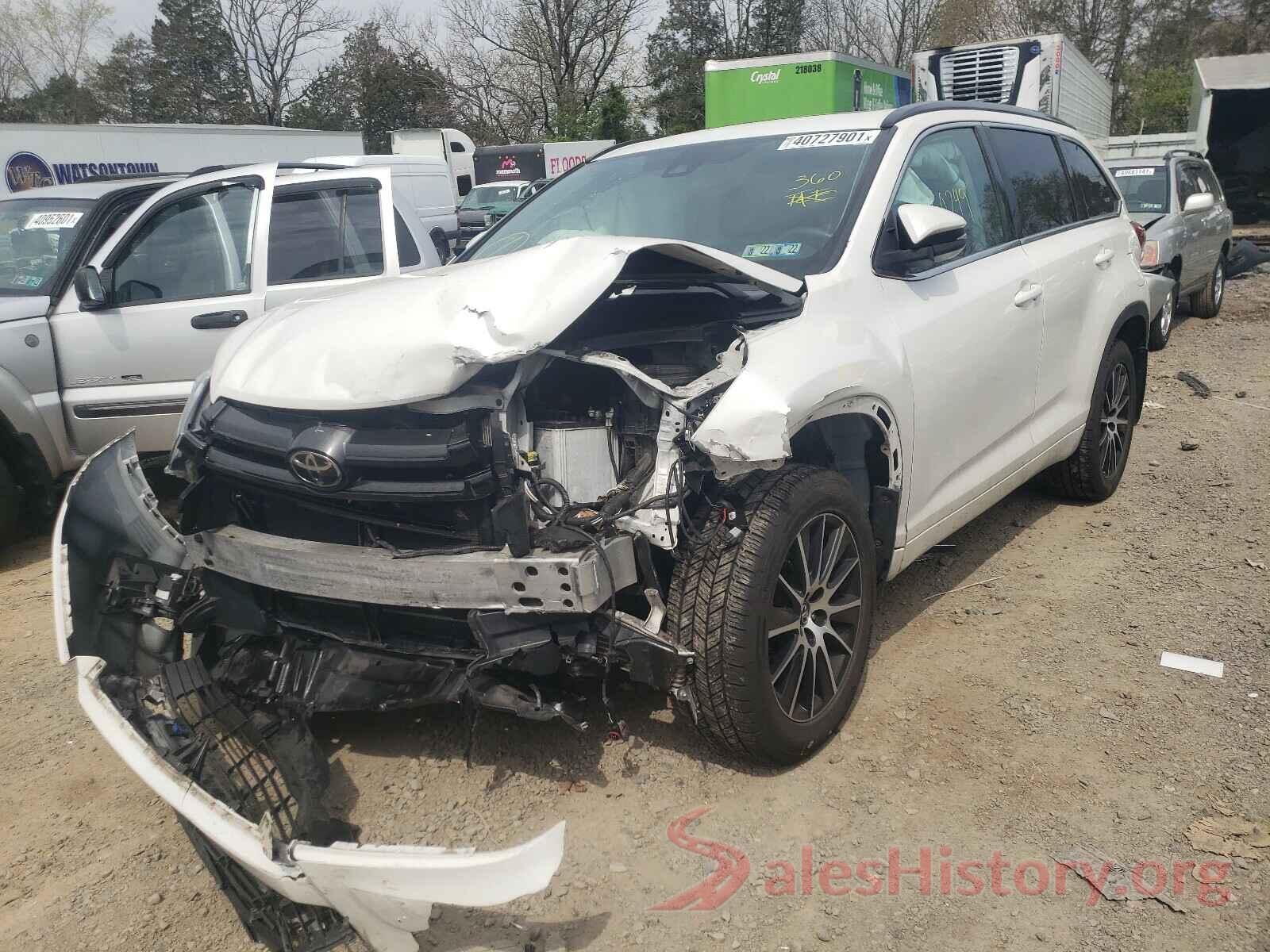 5TDJZRFH1HS380244 2017 TOYOTA HIGHLANDER