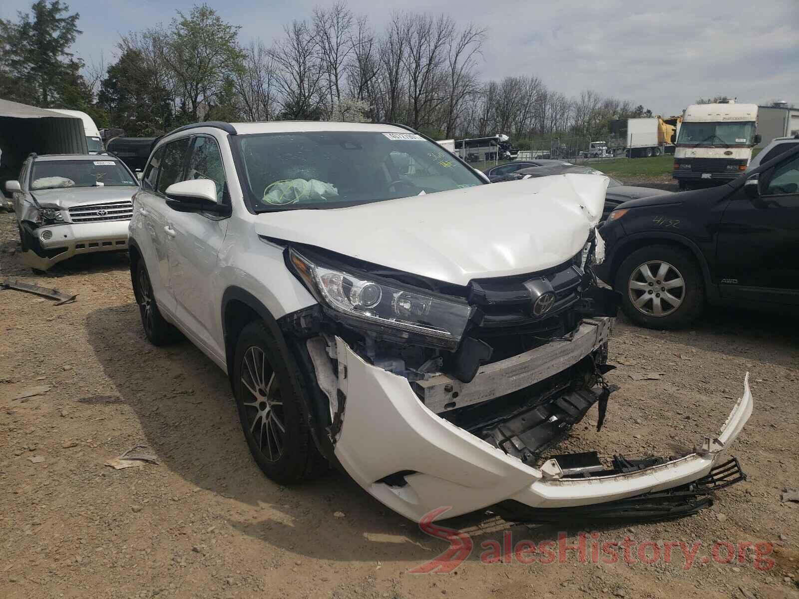 5TDJZRFH1HS380244 2017 TOYOTA HIGHLANDER