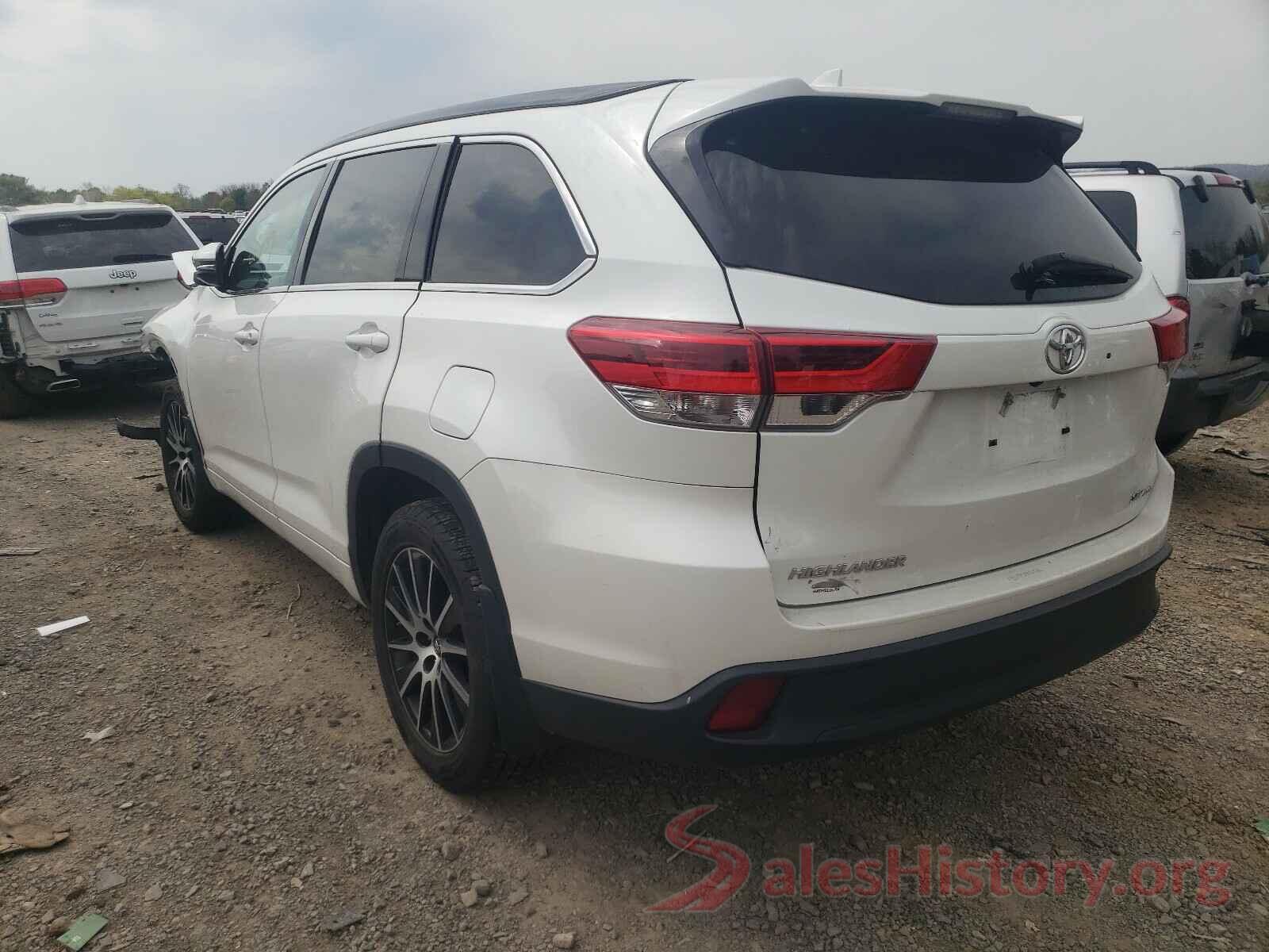 5TDJZRFH1HS380244 2017 TOYOTA HIGHLANDER