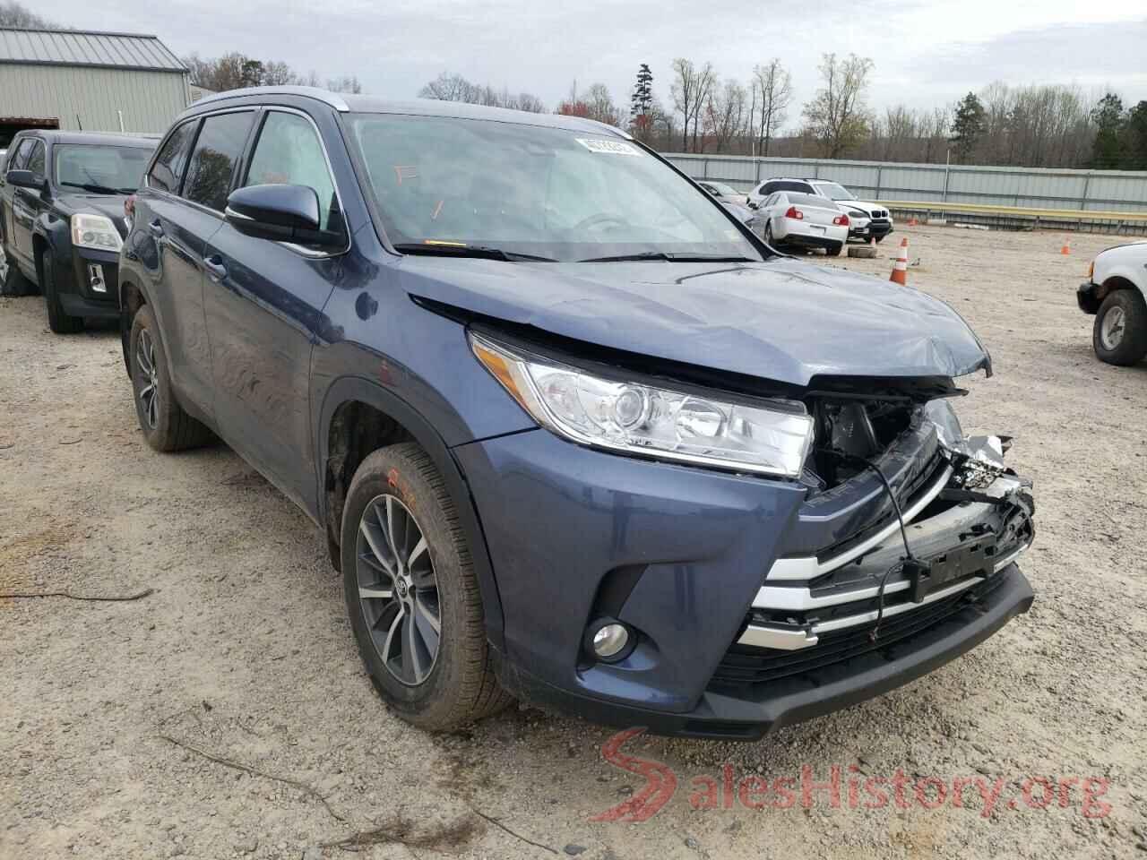 5TDJZRFH4KS728125 2019 TOYOTA HIGHLANDER