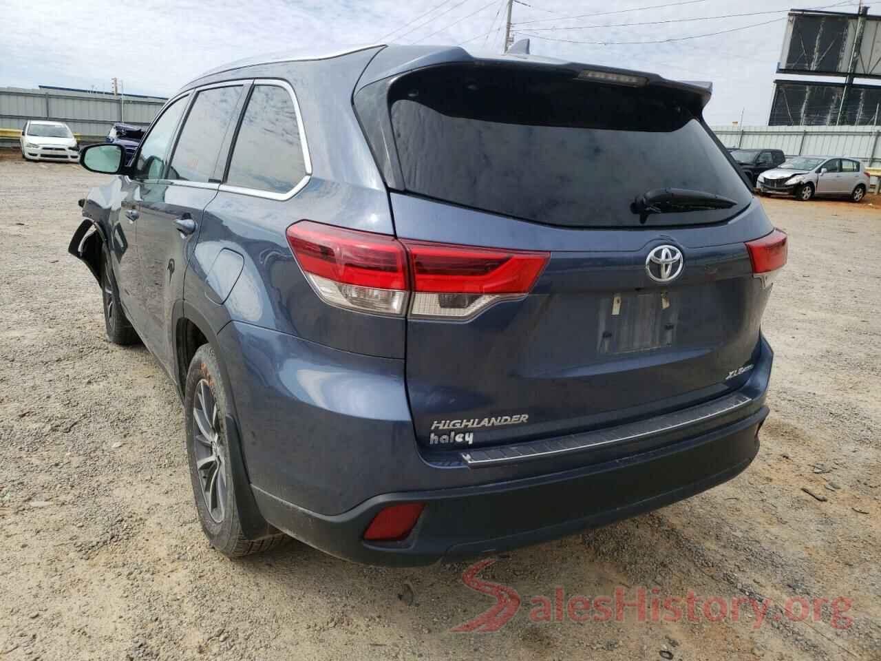 5TDJZRFH4KS728125 2019 TOYOTA HIGHLANDER