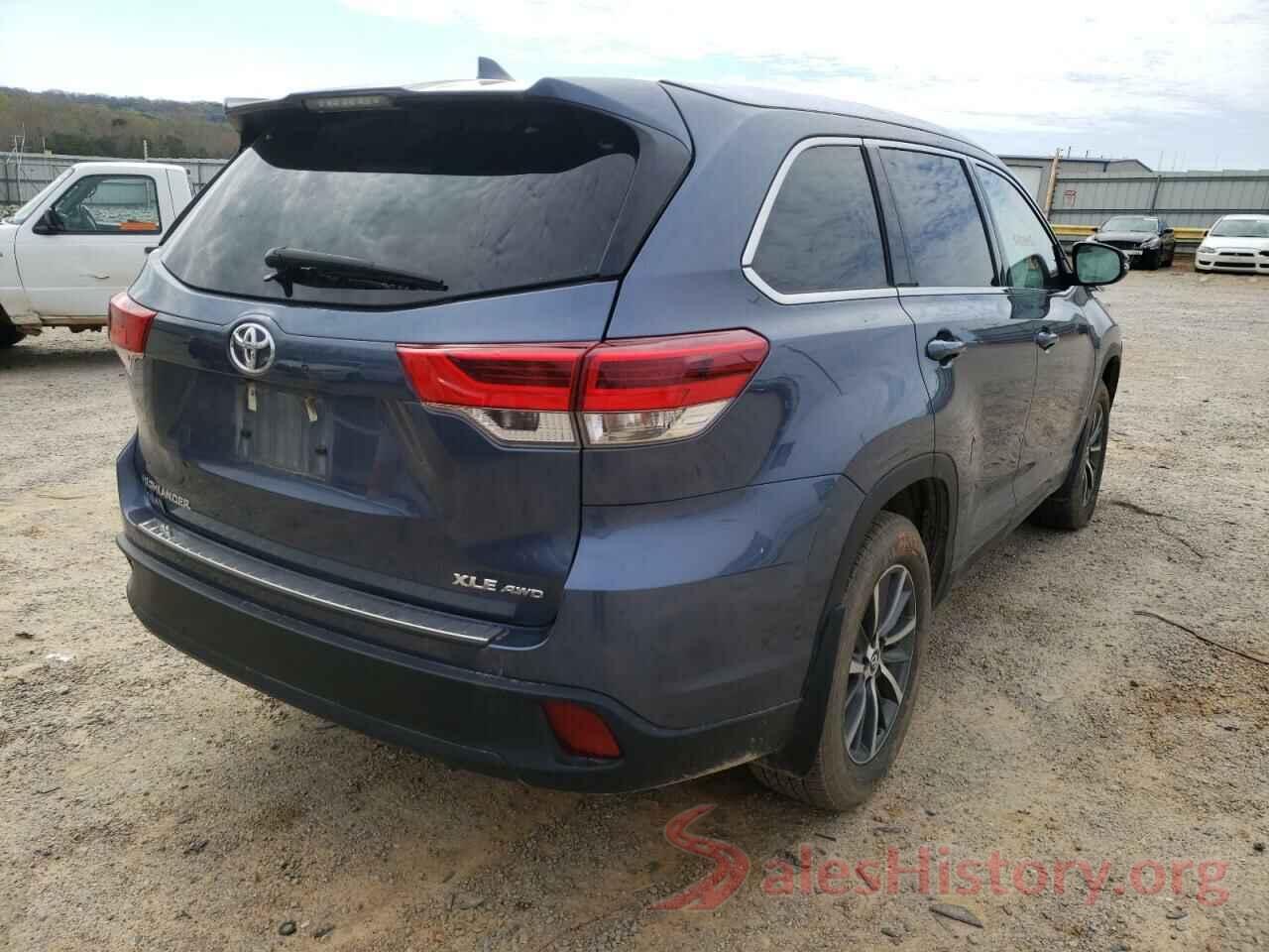 5TDJZRFH4KS728125 2019 TOYOTA HIGHLANDER