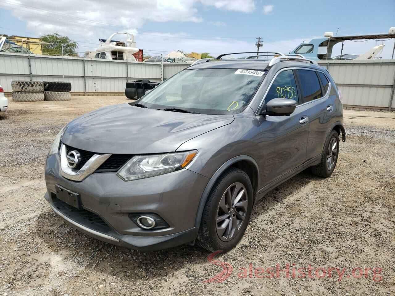 5N1AT2MT8GC833173 2016 NISSAN ROGUE