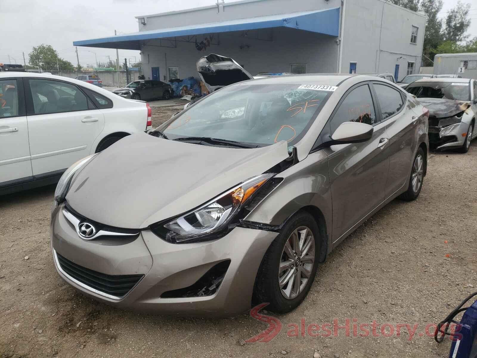 5NPDH4AE2GH655186 2016 HYUNDAI ELANTRA