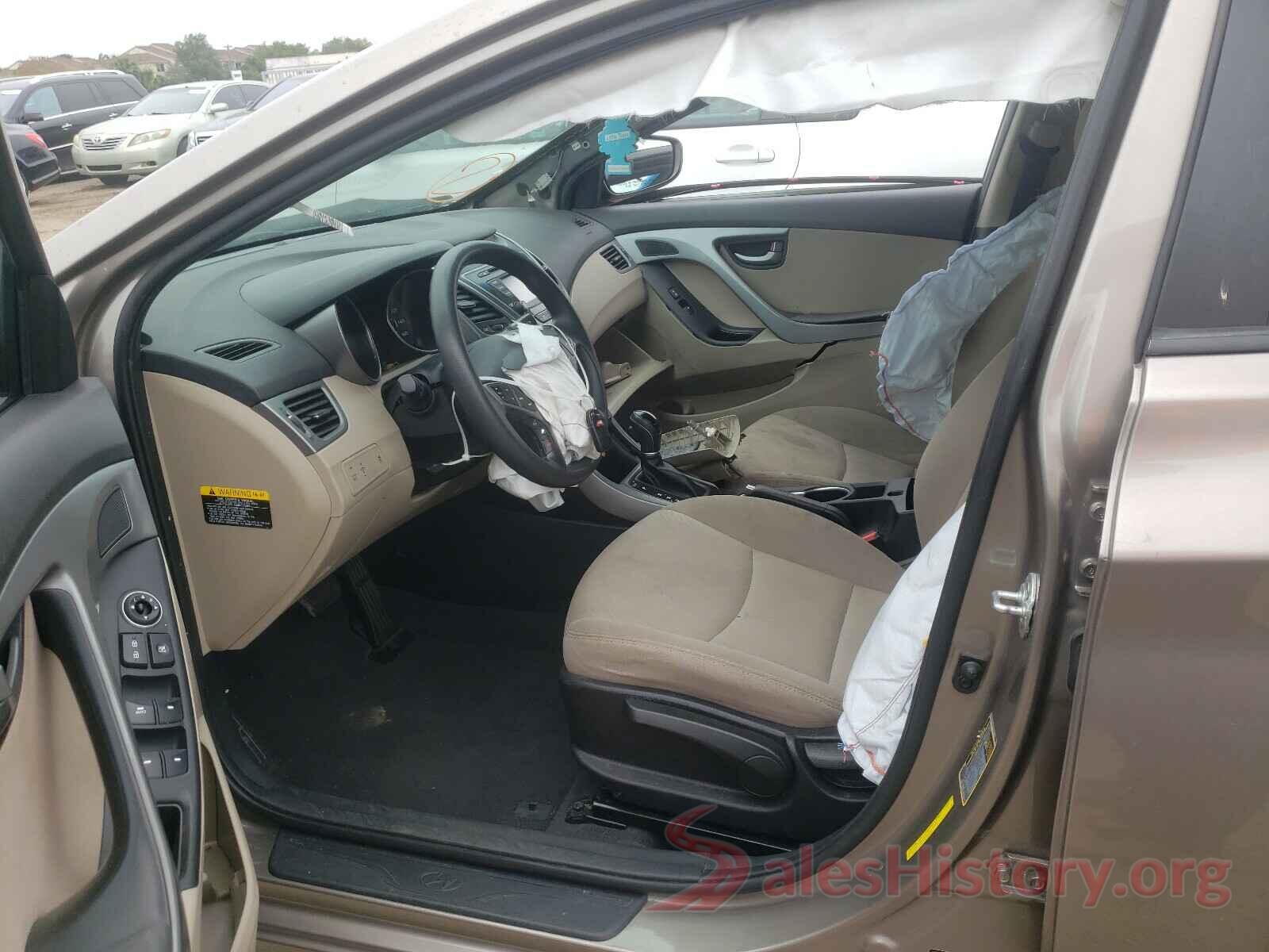 5NPDH4AE2GH655186 2016 HYUNDAI ELANTRA