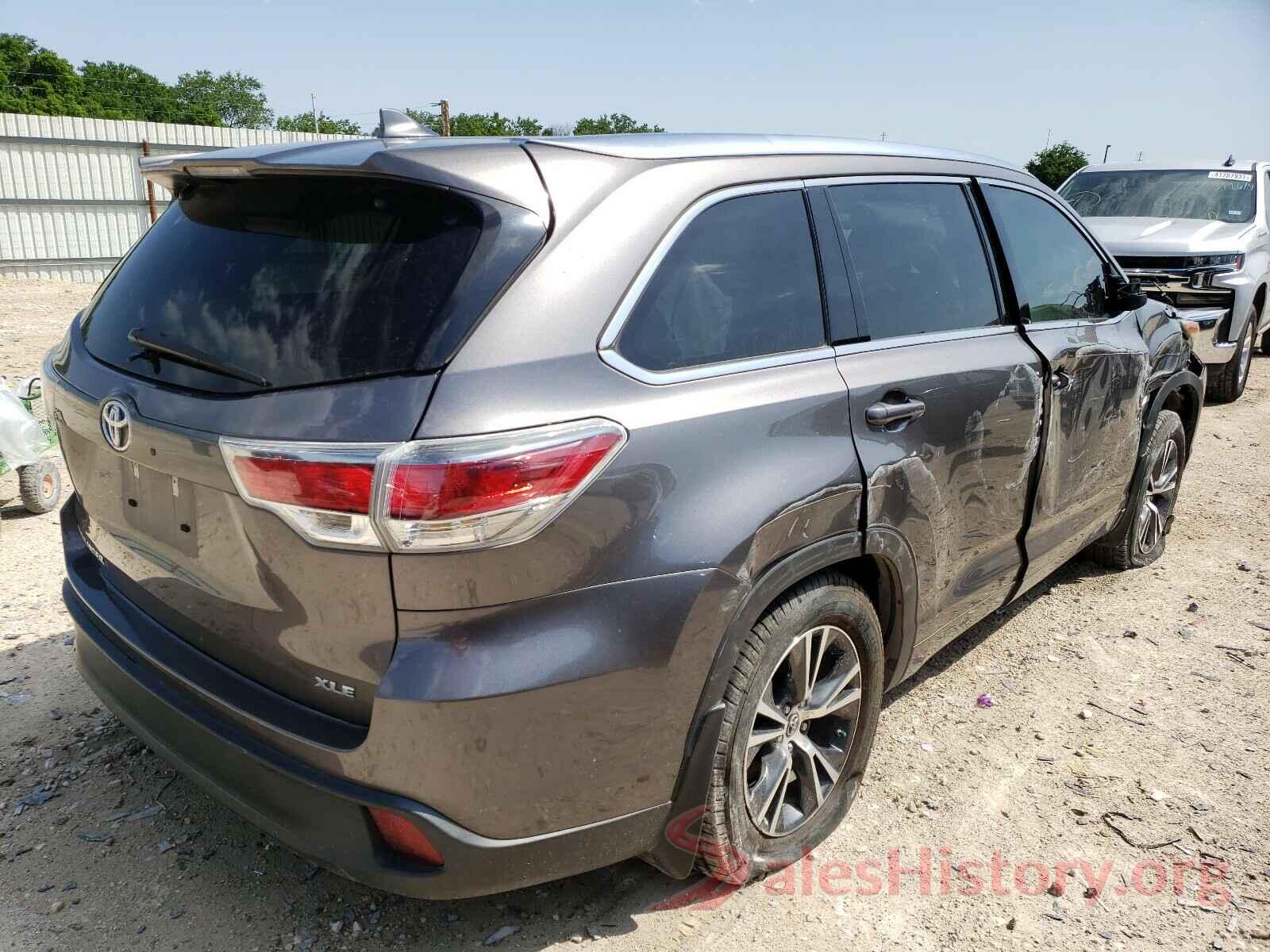 5TDKKRFH1GS507291 2016 TOYOTA HIGHLANDER