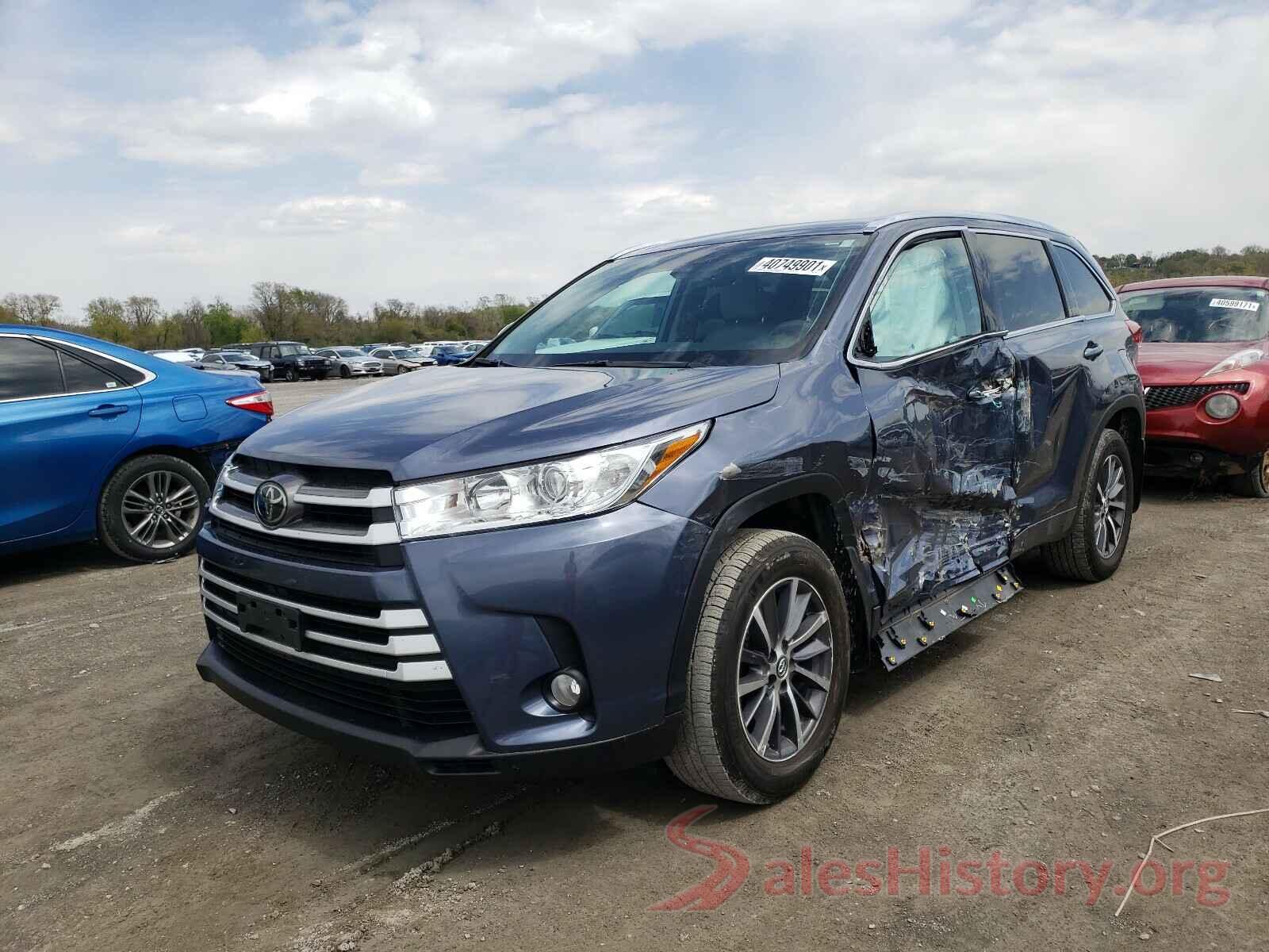 5TDJZRFH9JS872316 2018 TOYOTA HIGHLANDER