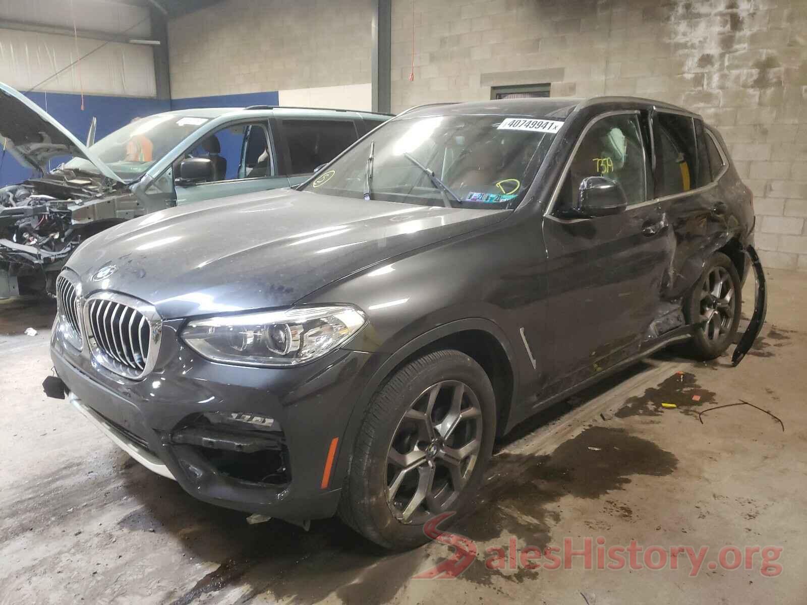 5UXTY5C08M9D96972 2021 BMW X3