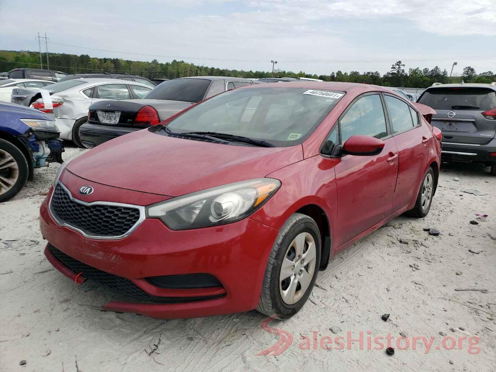 KNAFK4A62G5586497 2016 KIA FORTE