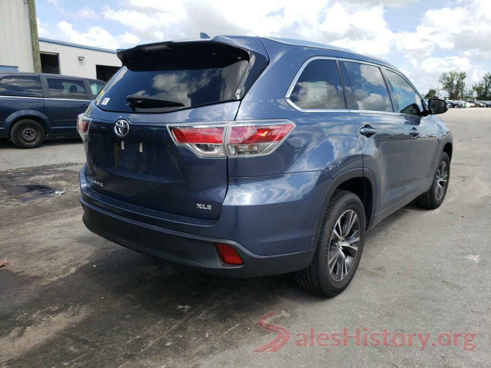 5TDKKRFH8GS500757 2016 TOYOTA HIGHLANDER