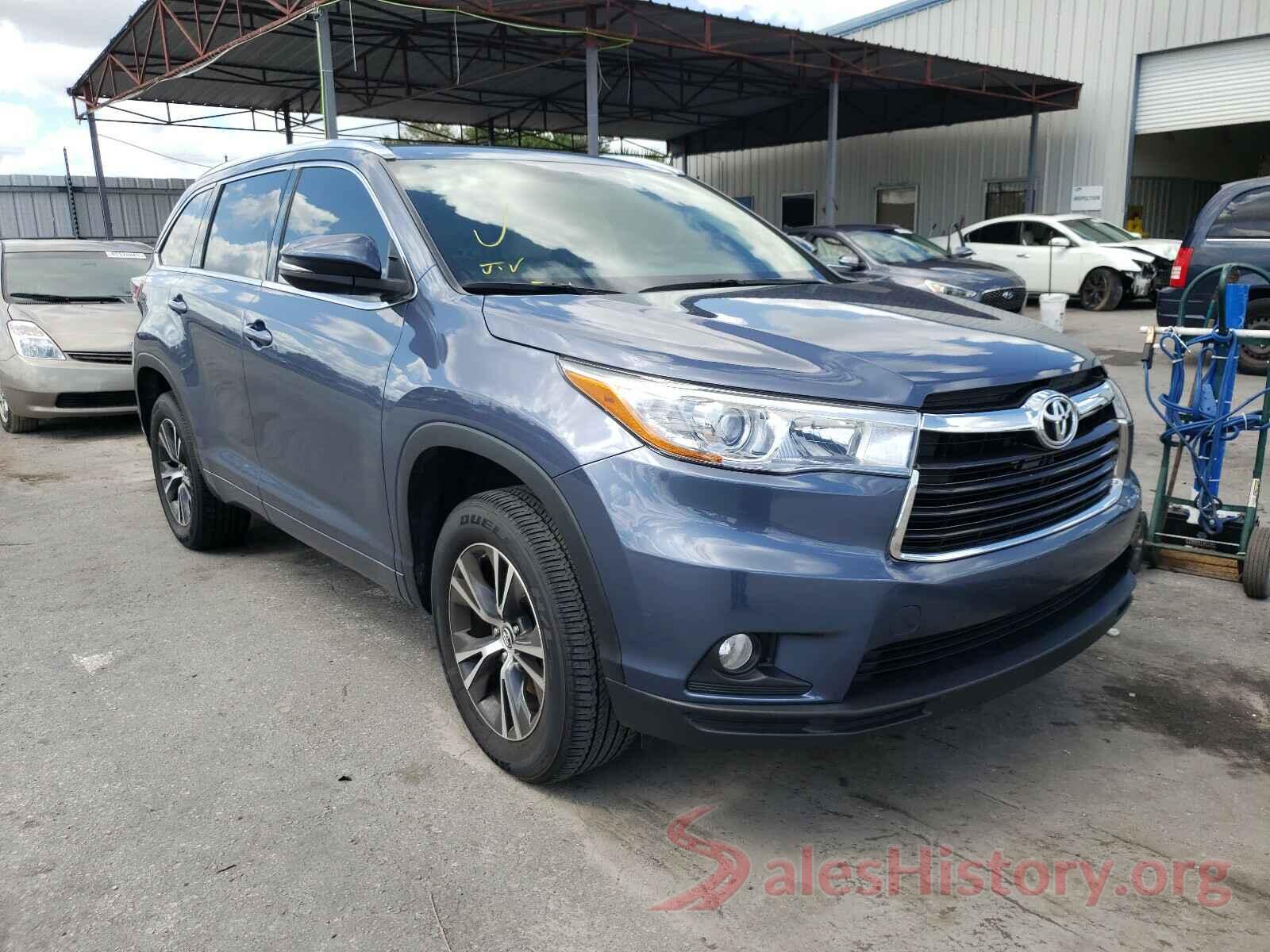 5TDKKRFH8GS500757 2016 TOYOTA HIGHLANDER