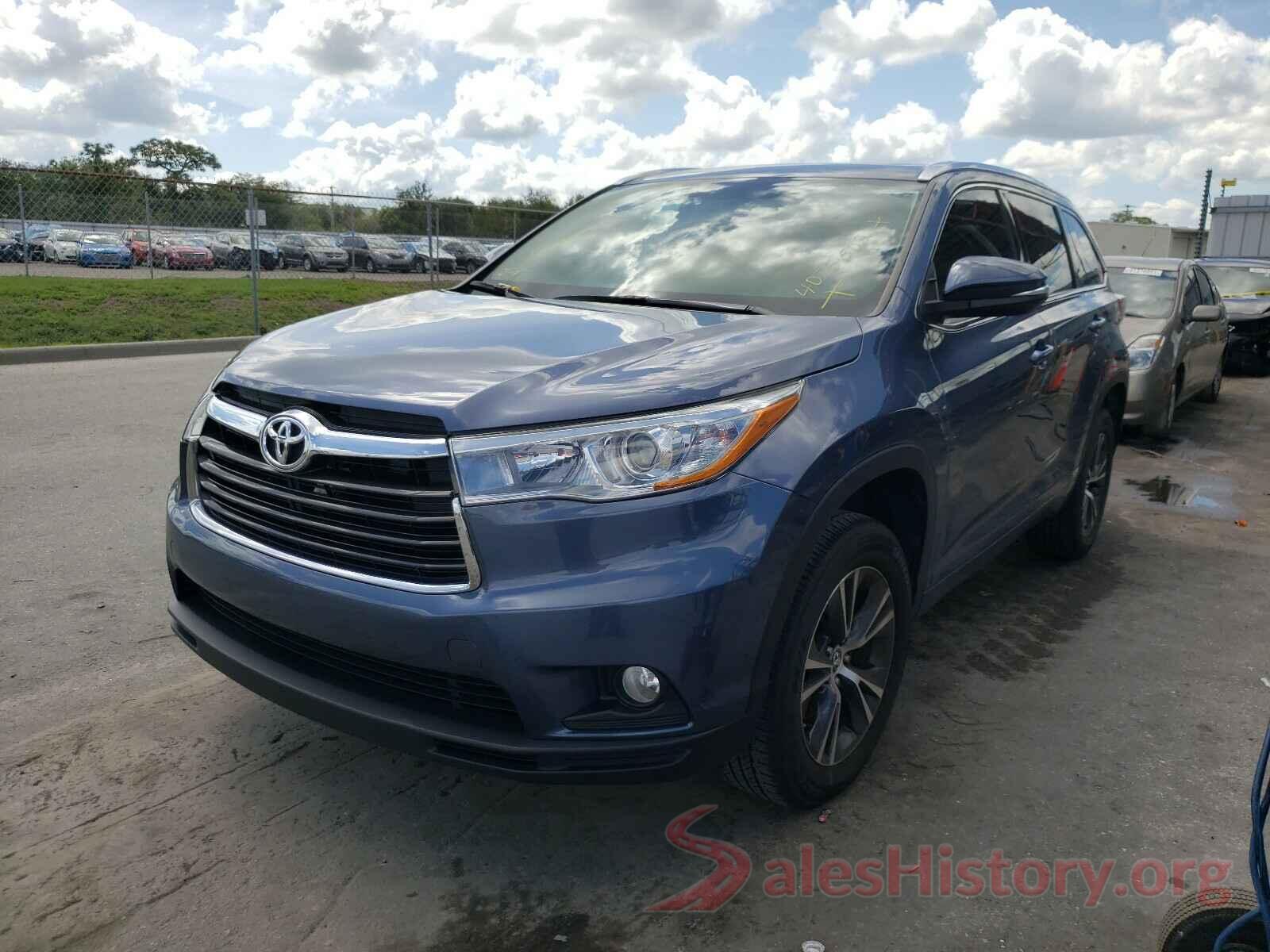 5TDKKRFH8GS500757 2016 TOYOTA HIGHLANDER