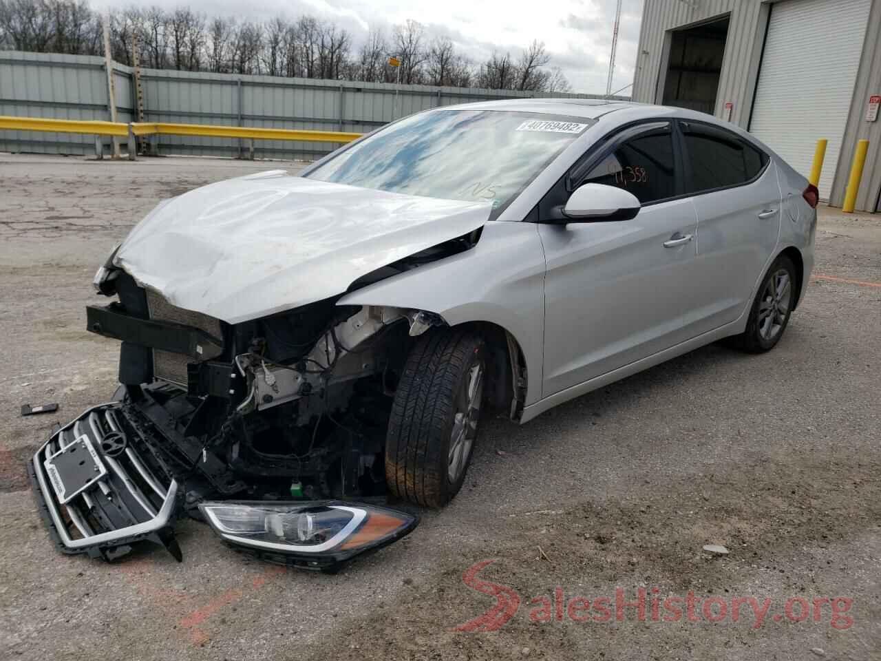 KMHD84LF0JU519444 2018 HYUNDAI ELANTRA